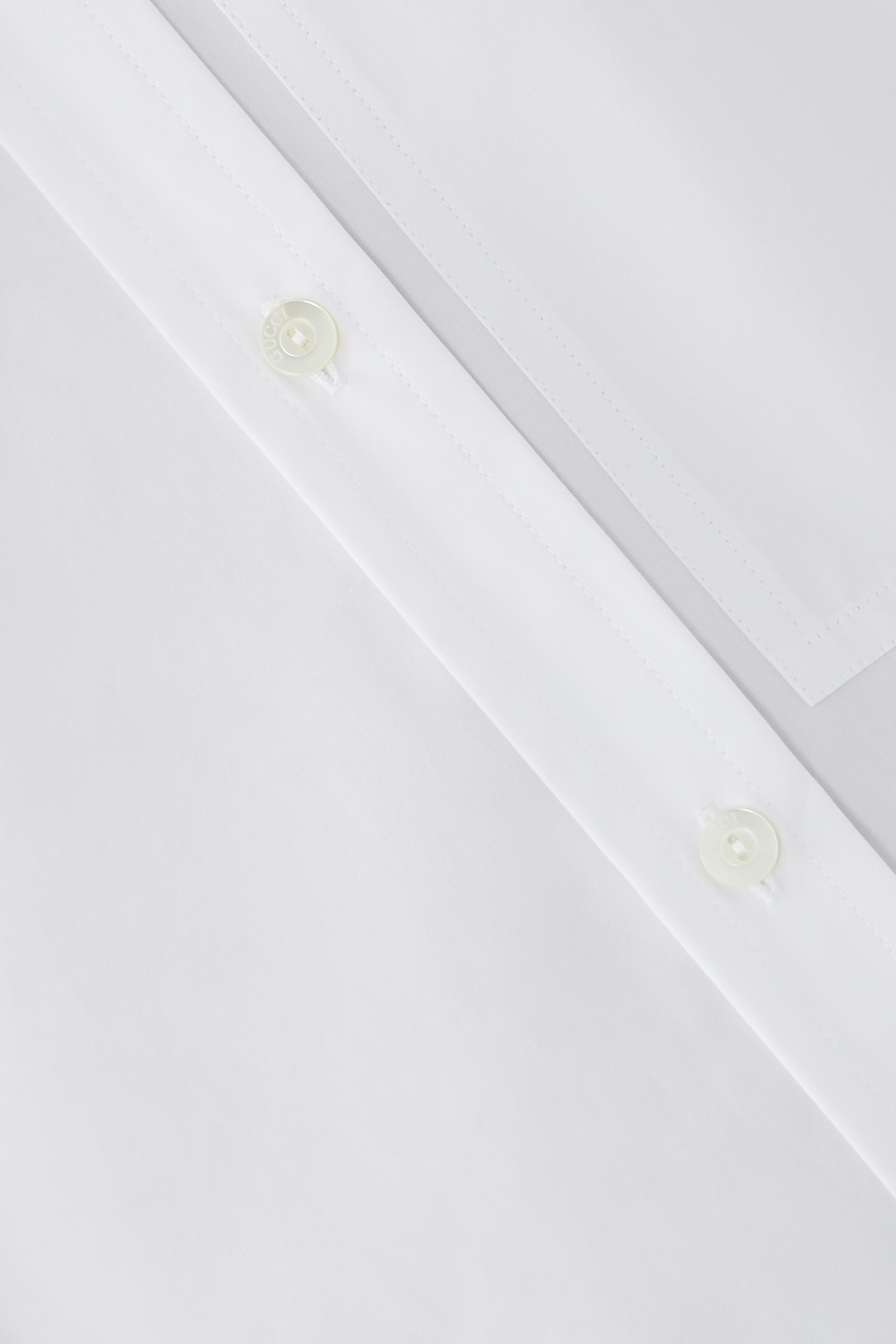 Embossed Cotton Poplin Shirt