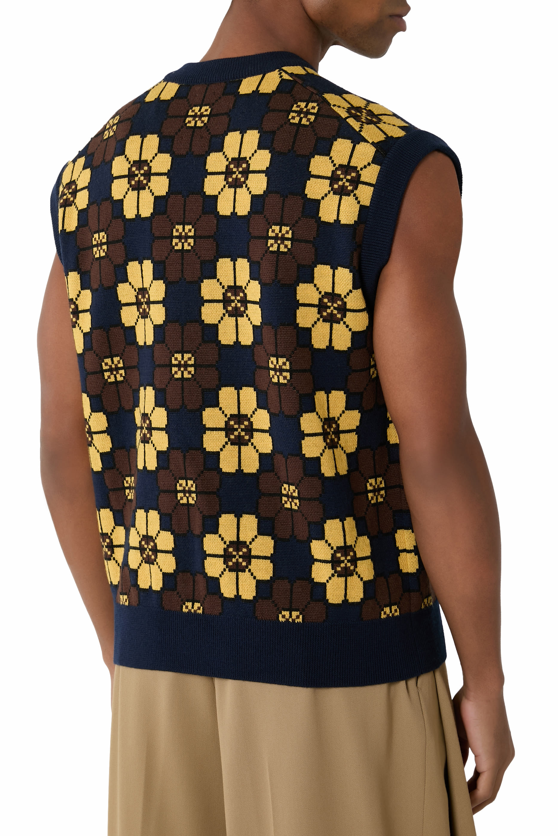 Floral Sweater Vest