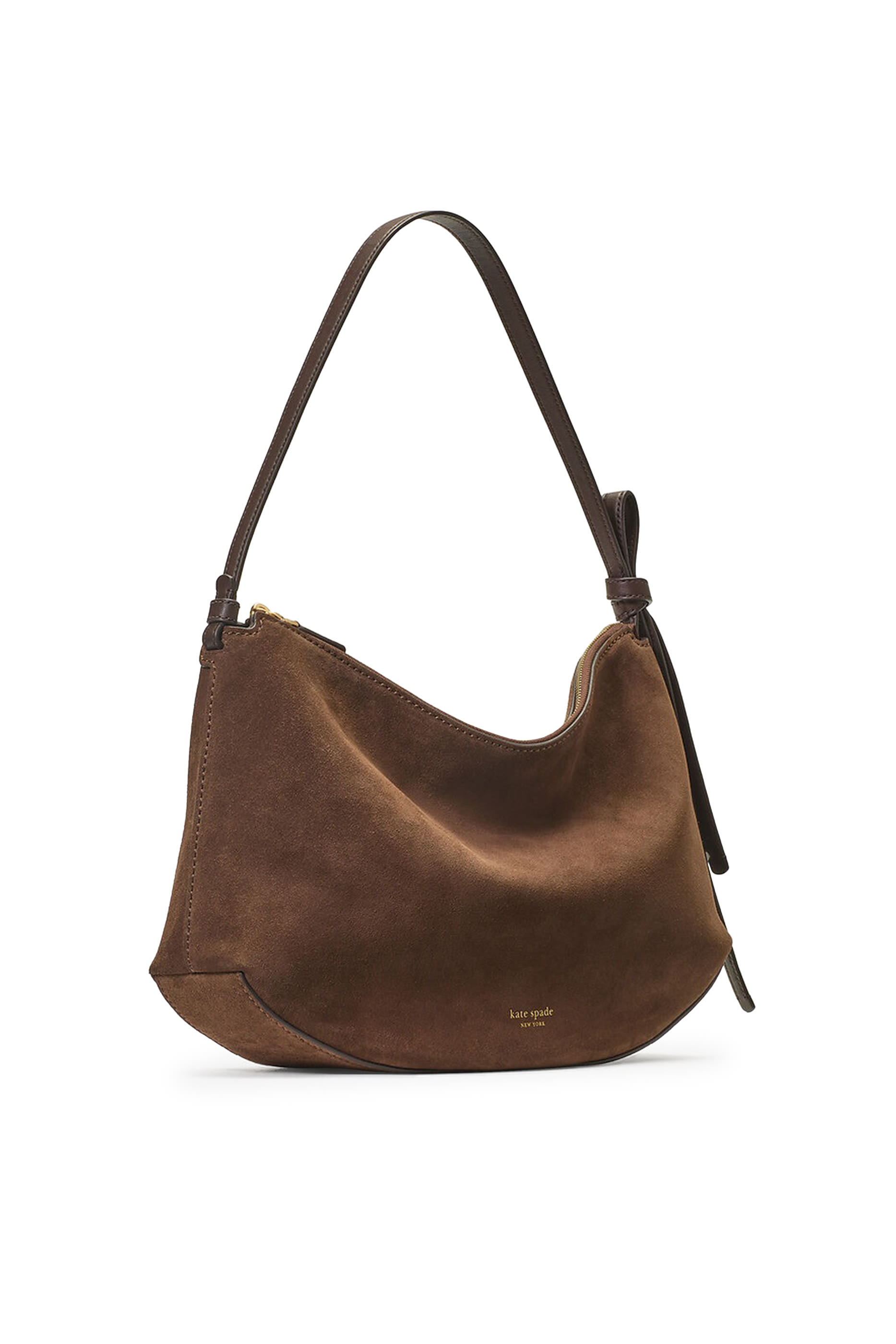 Loop Suede Large Shoulder Bag