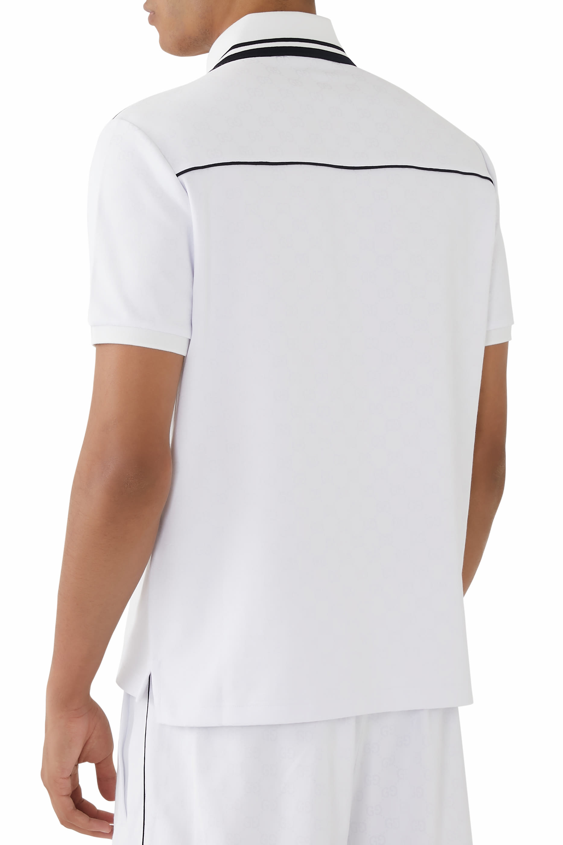 GG Nylon & Cotton Polo Shirt