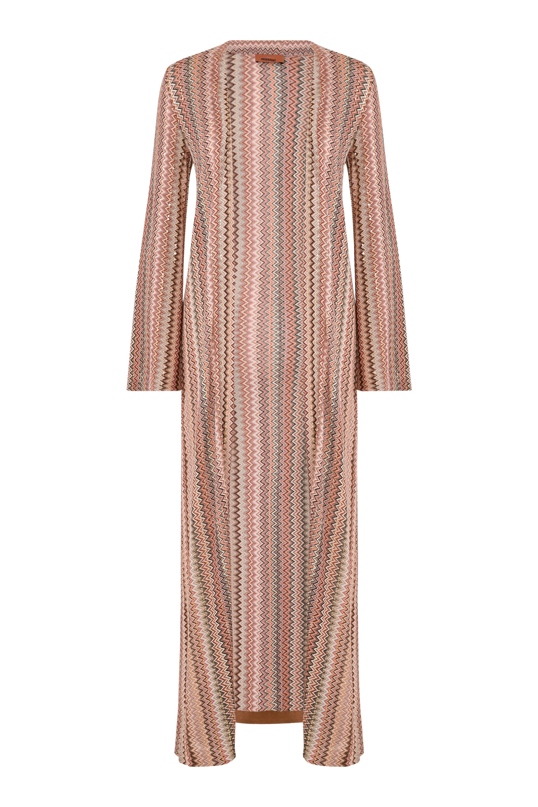 Zigzag Lamé Cardigan