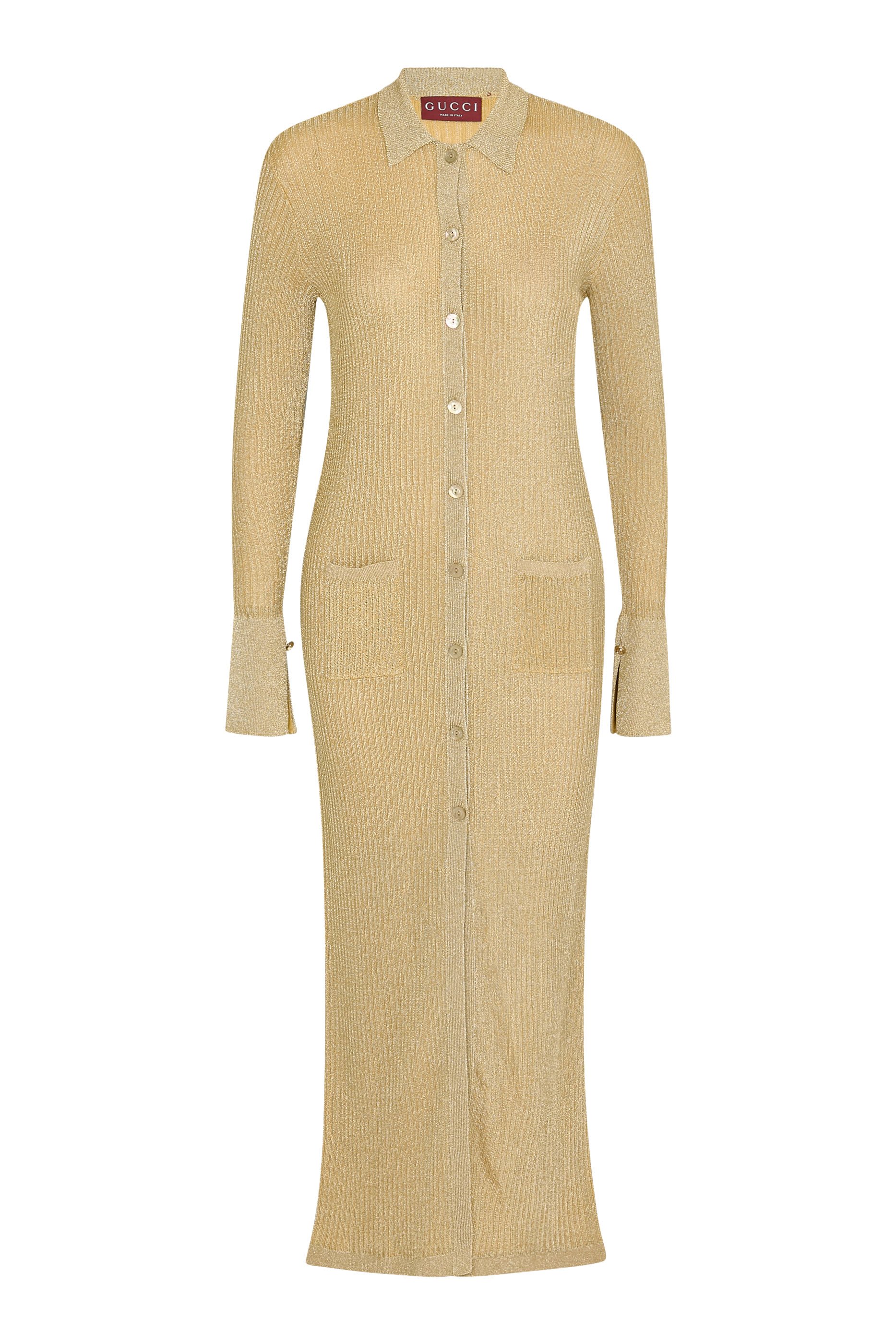  Polo Neck Ribbed Dress