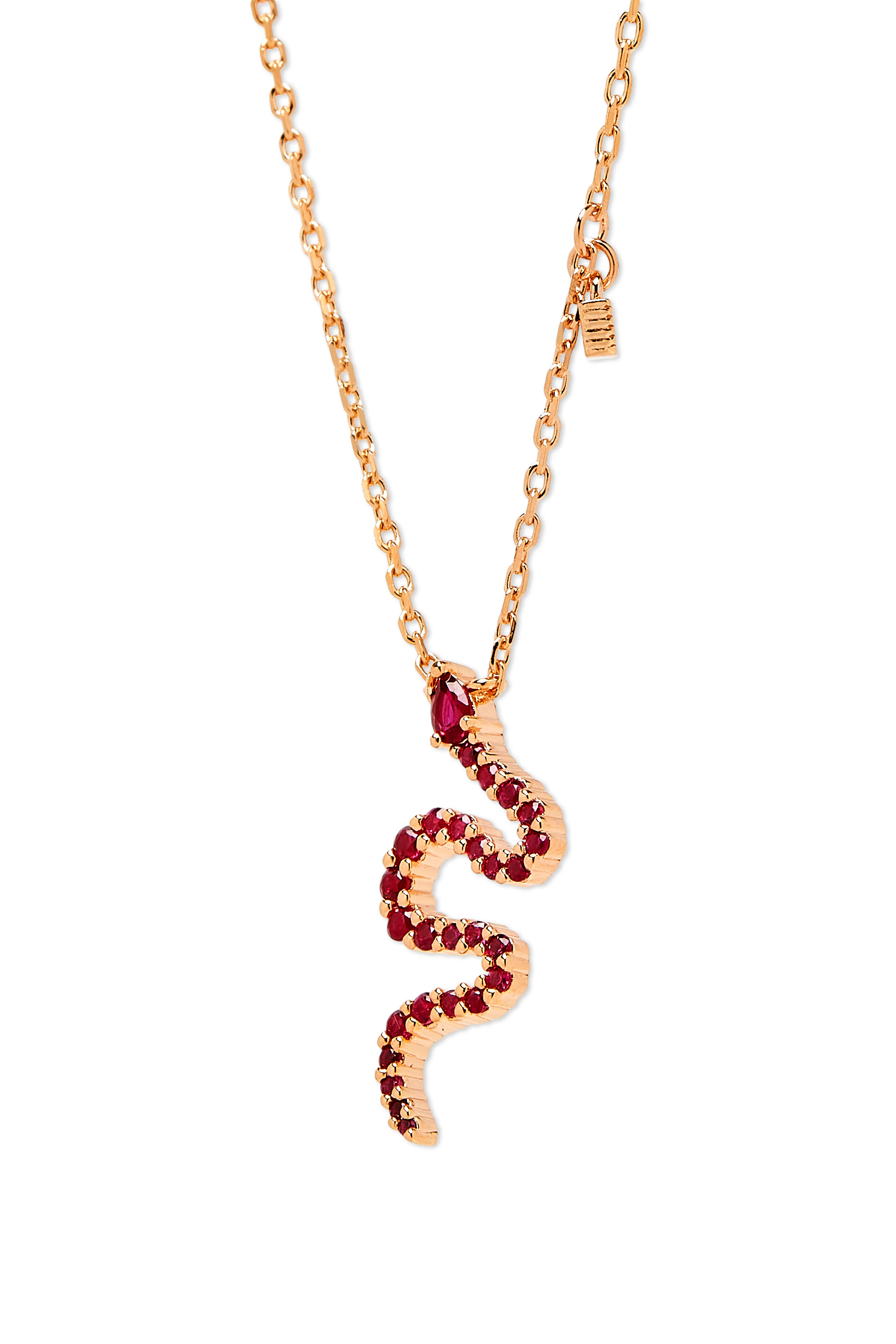 Pendant Necklace, 14k Rose Gold-Plated Sterling Silver