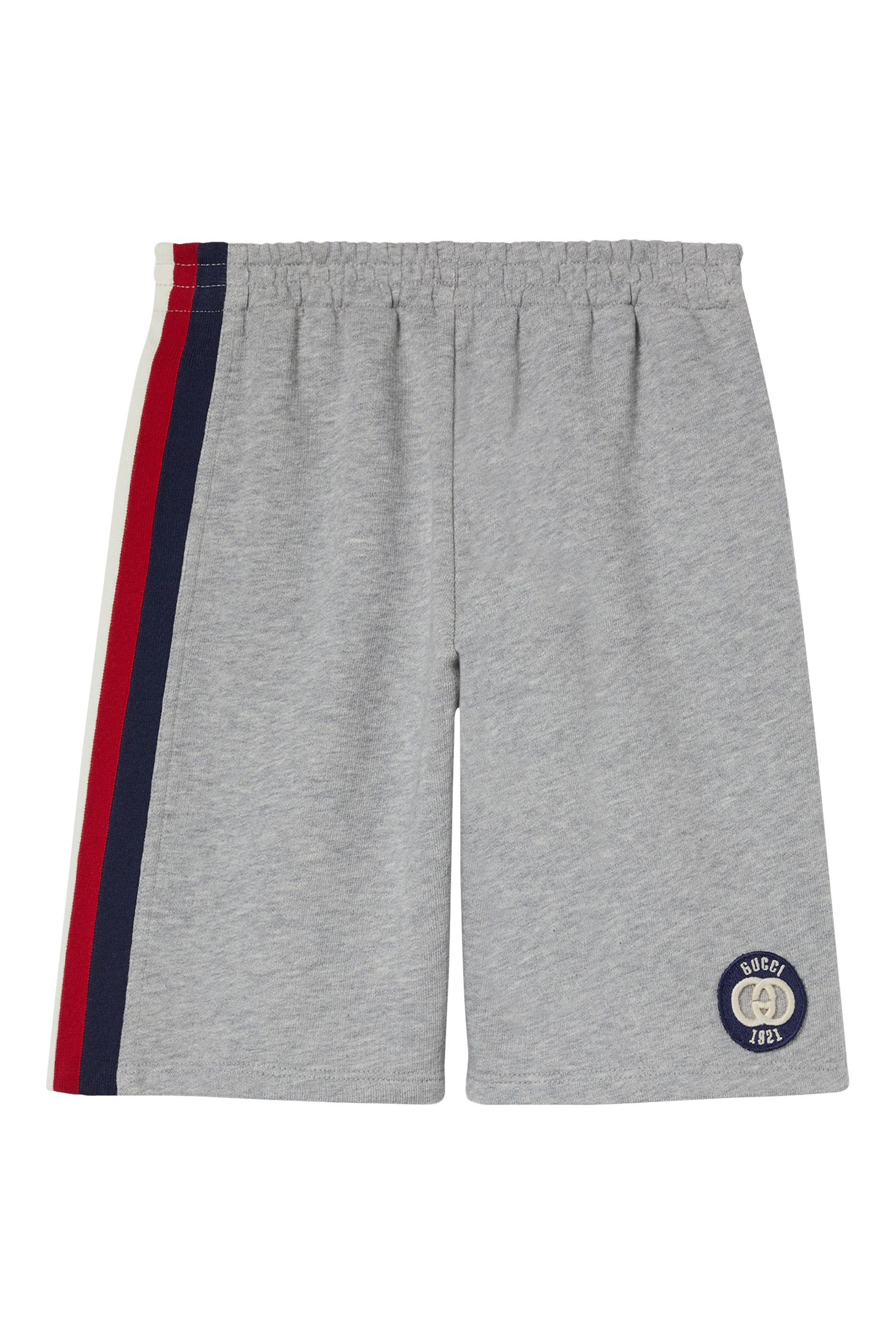 Kids Embroidered Cotton Shorts