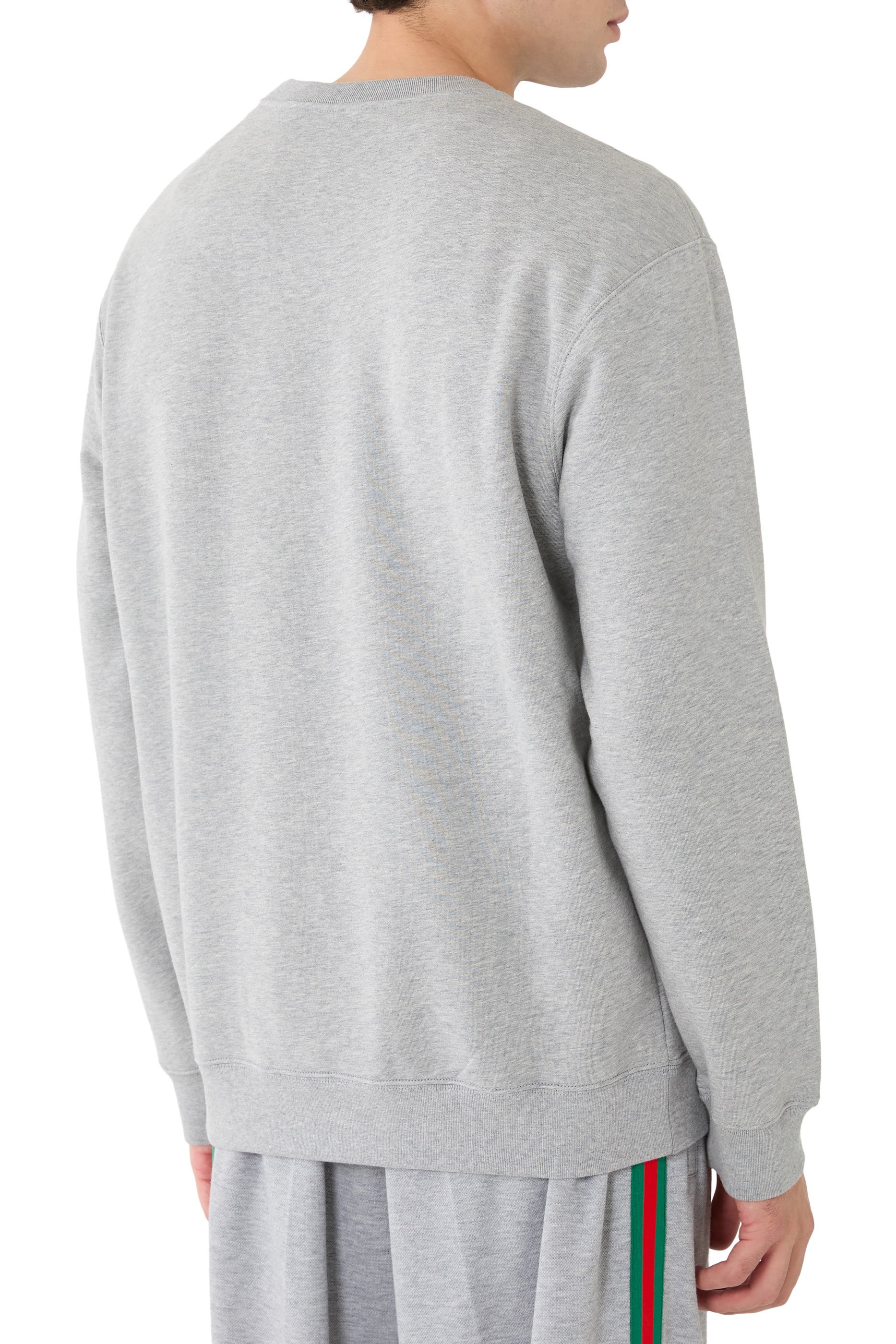 Logo Print Cotton Jersey Sweatshirt