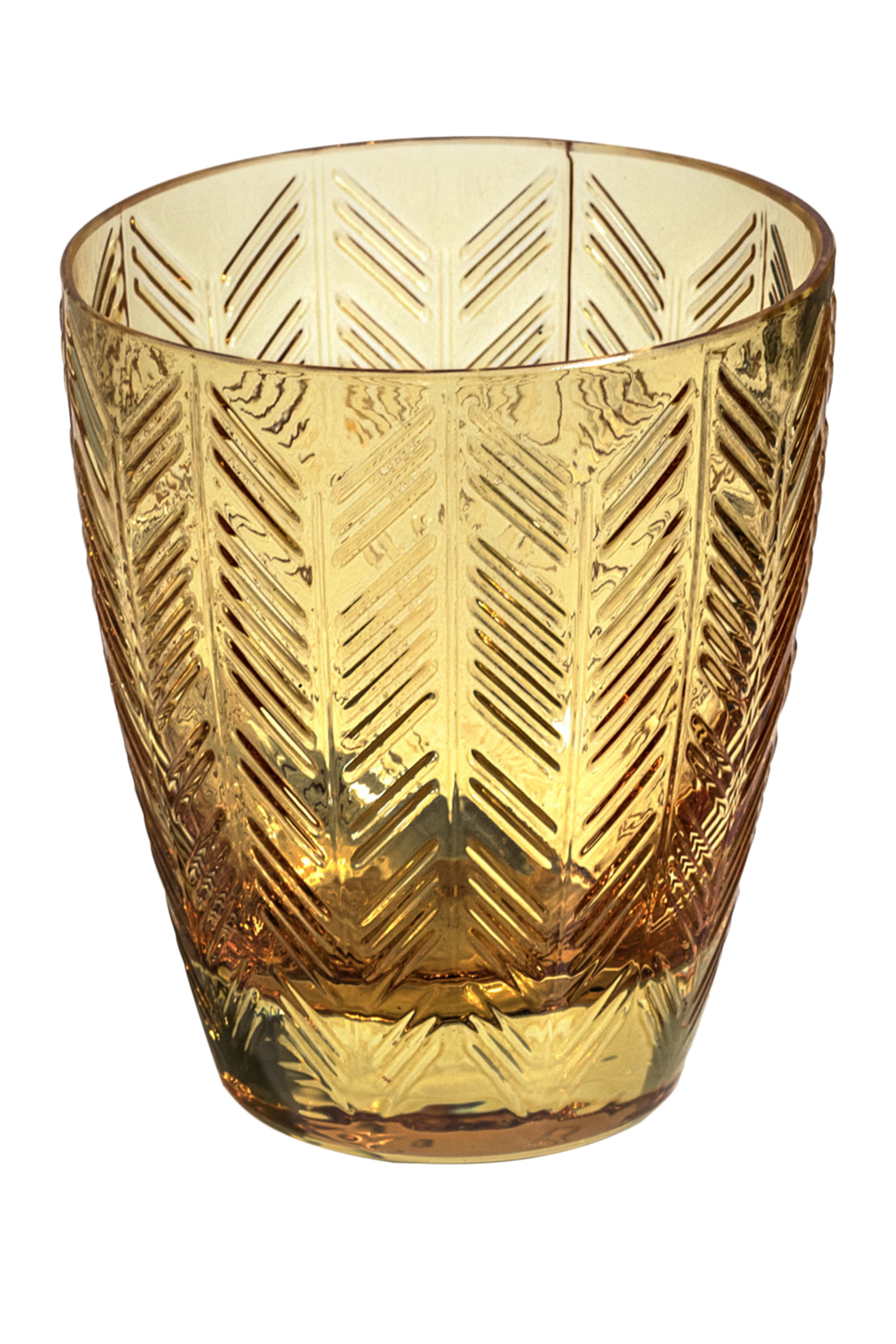 Zig Zag Water Glass