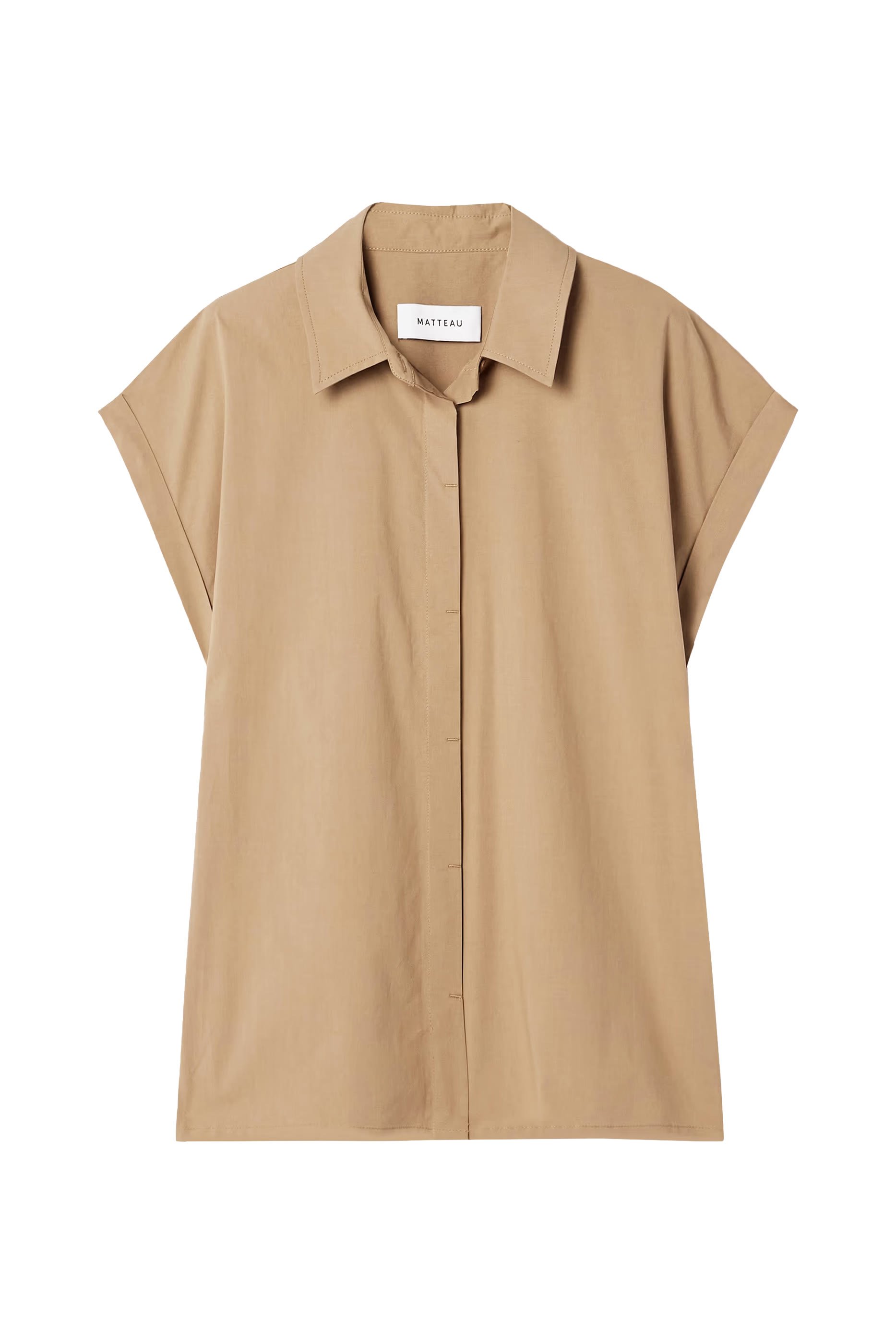 Relaxed Sleeveless Shirt