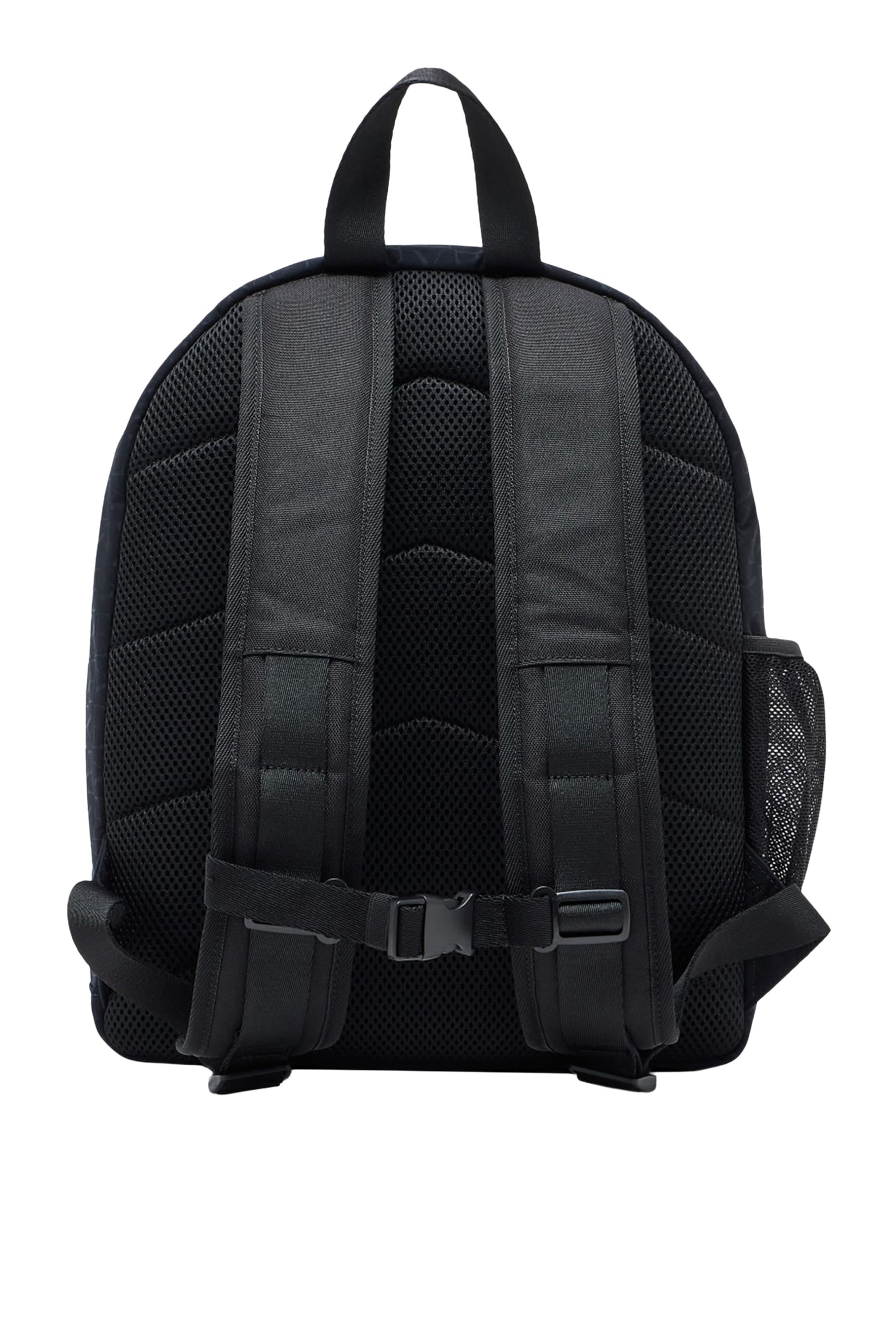 Kids All-Over Logo Pattern Backpack  with Front Zip Pockets 