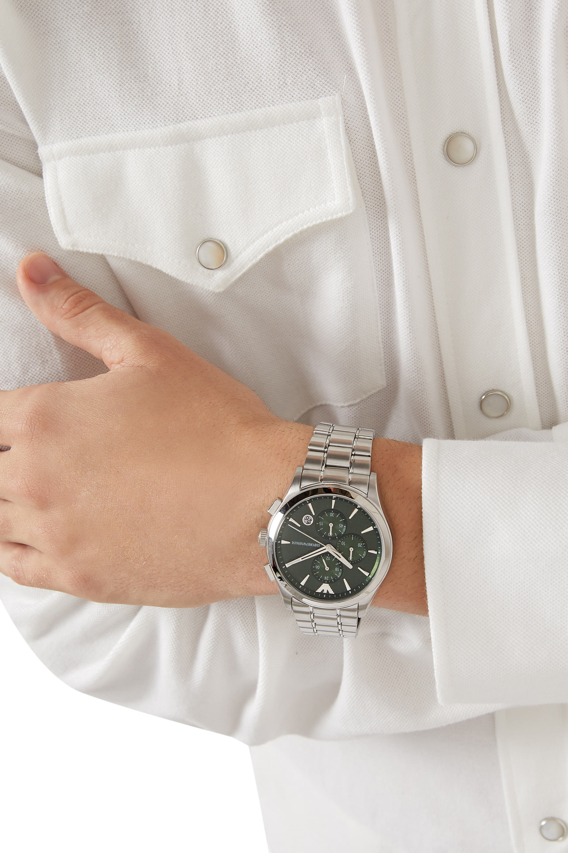 Paolo 42mm Stainless Steel Watch