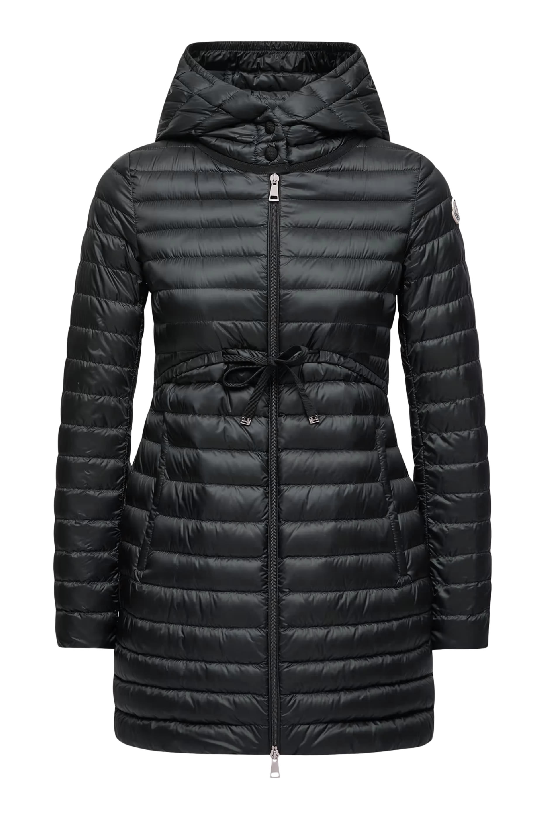 Barbel Hooded Fit & Flare Long Down Jacket