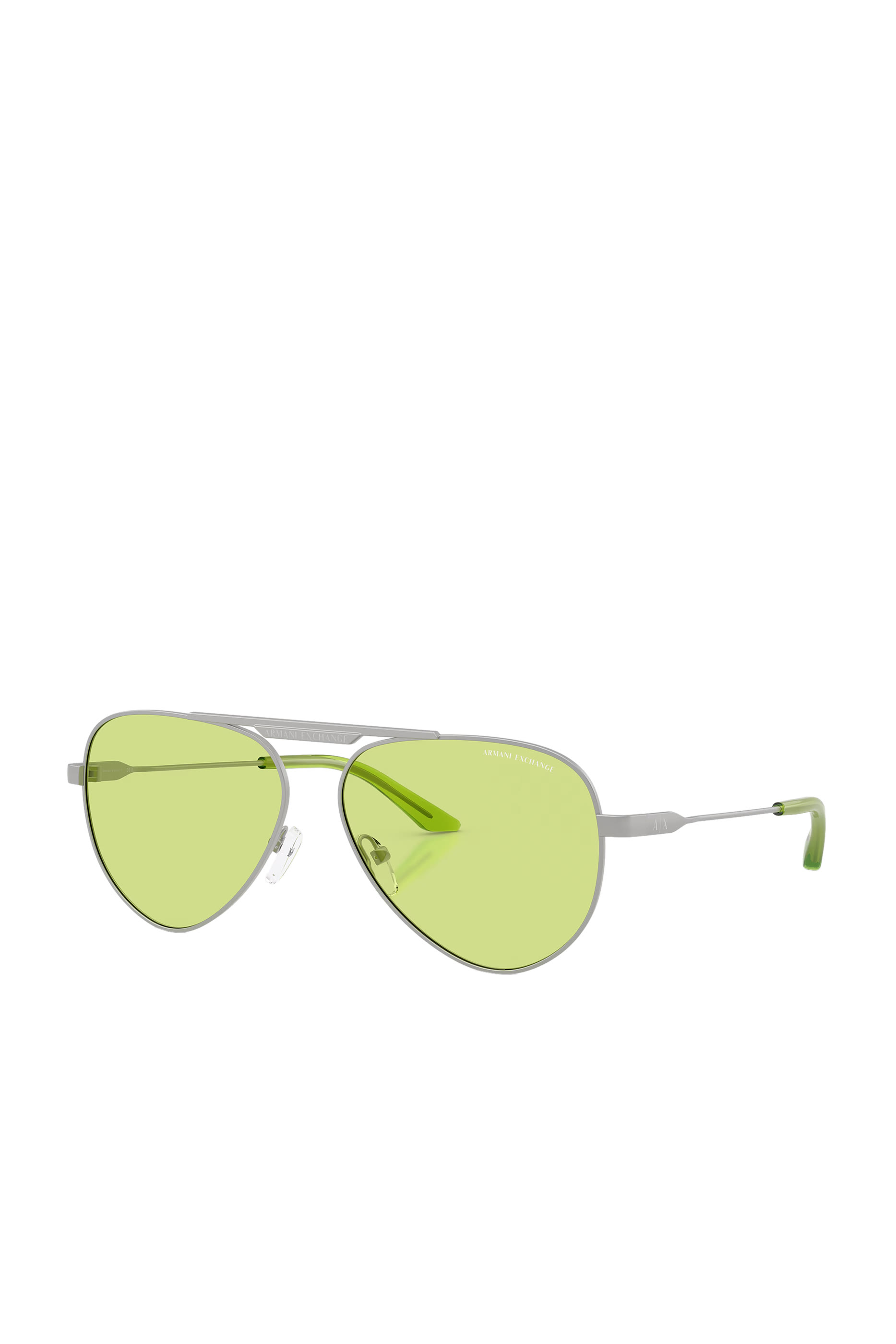 Pilot Frame Double-Bridge Sunglasses