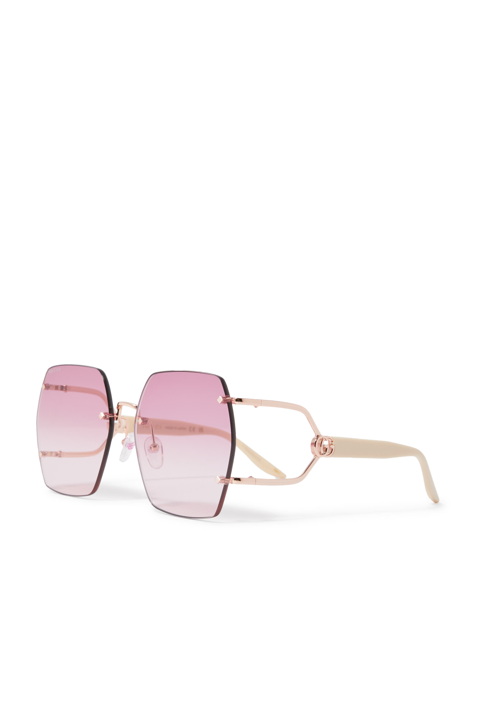 Geometric Frame Sunglasses