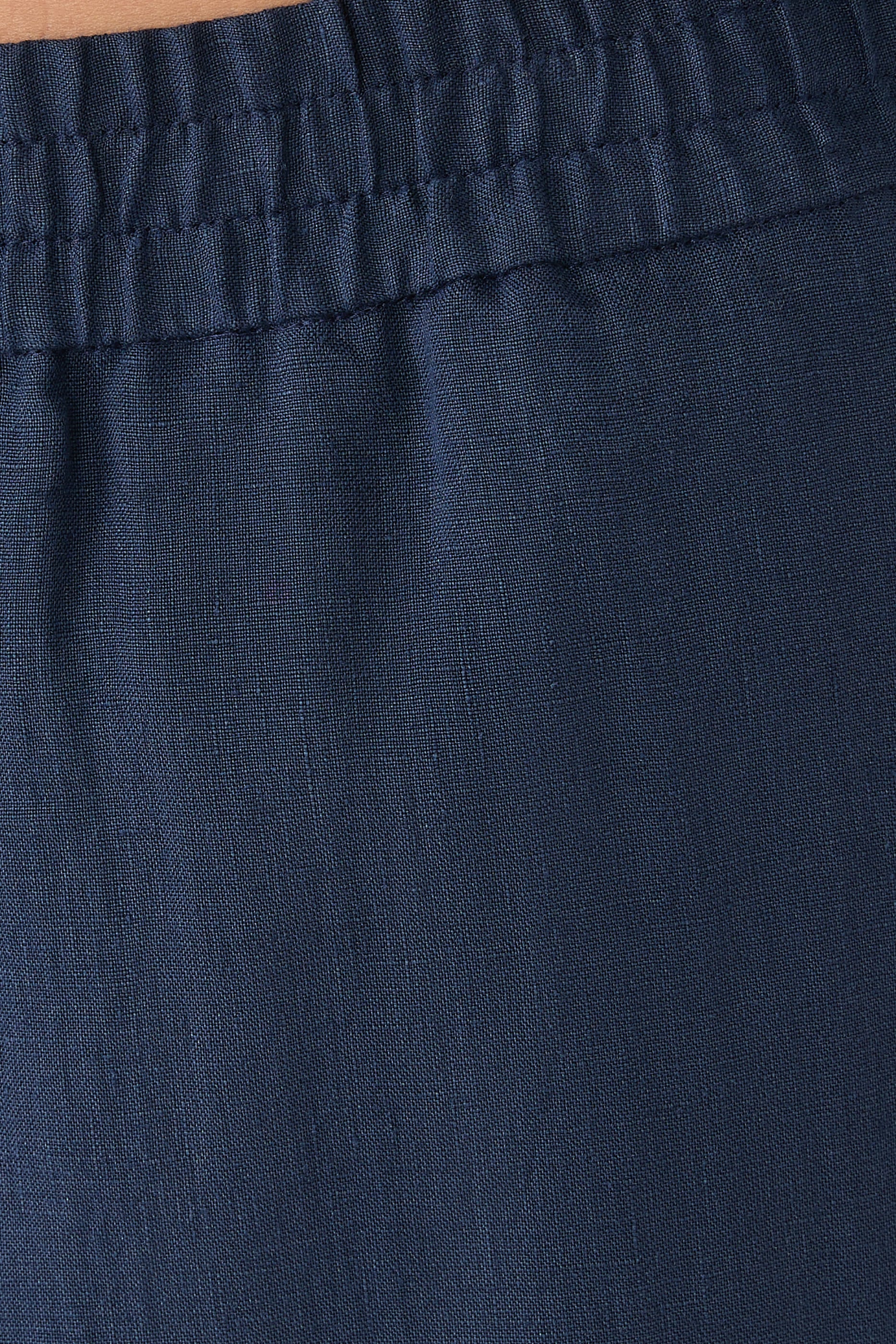 Linen Drawstring Trousers