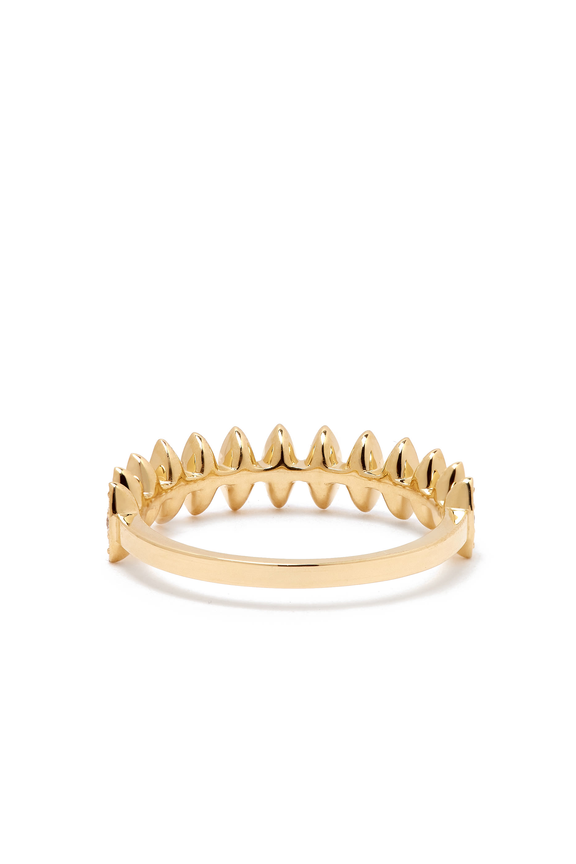 Barq Marquise Small Ring, 18k Yellow Gold & Diamonds