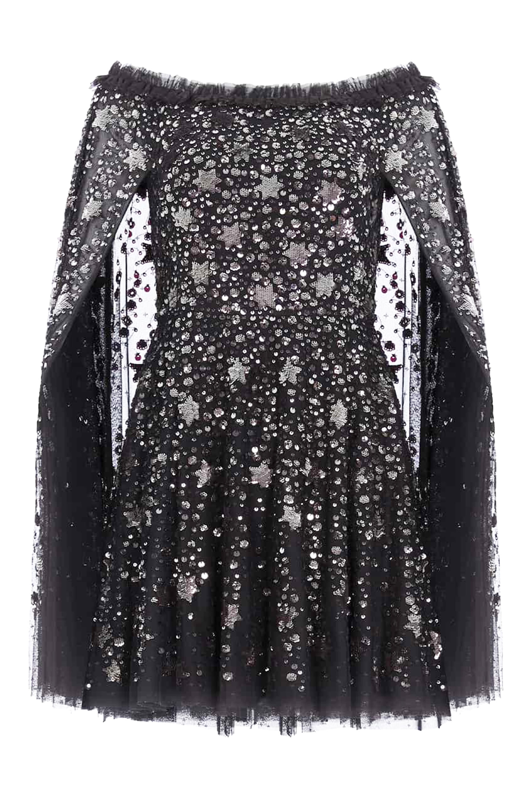 Shooting Stars Cape Micro Mini Dress