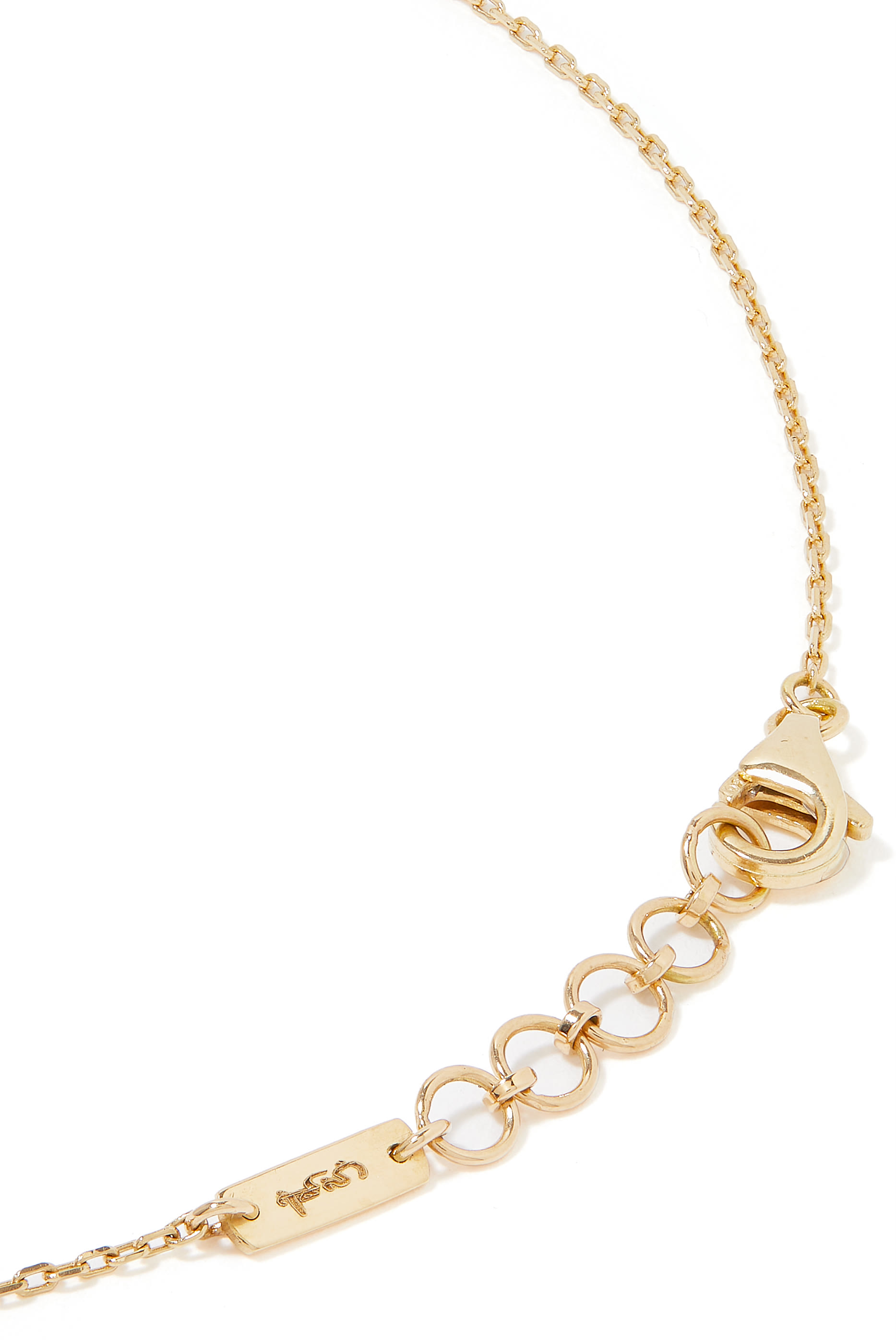 Mina "Allah" Enamel Necklace