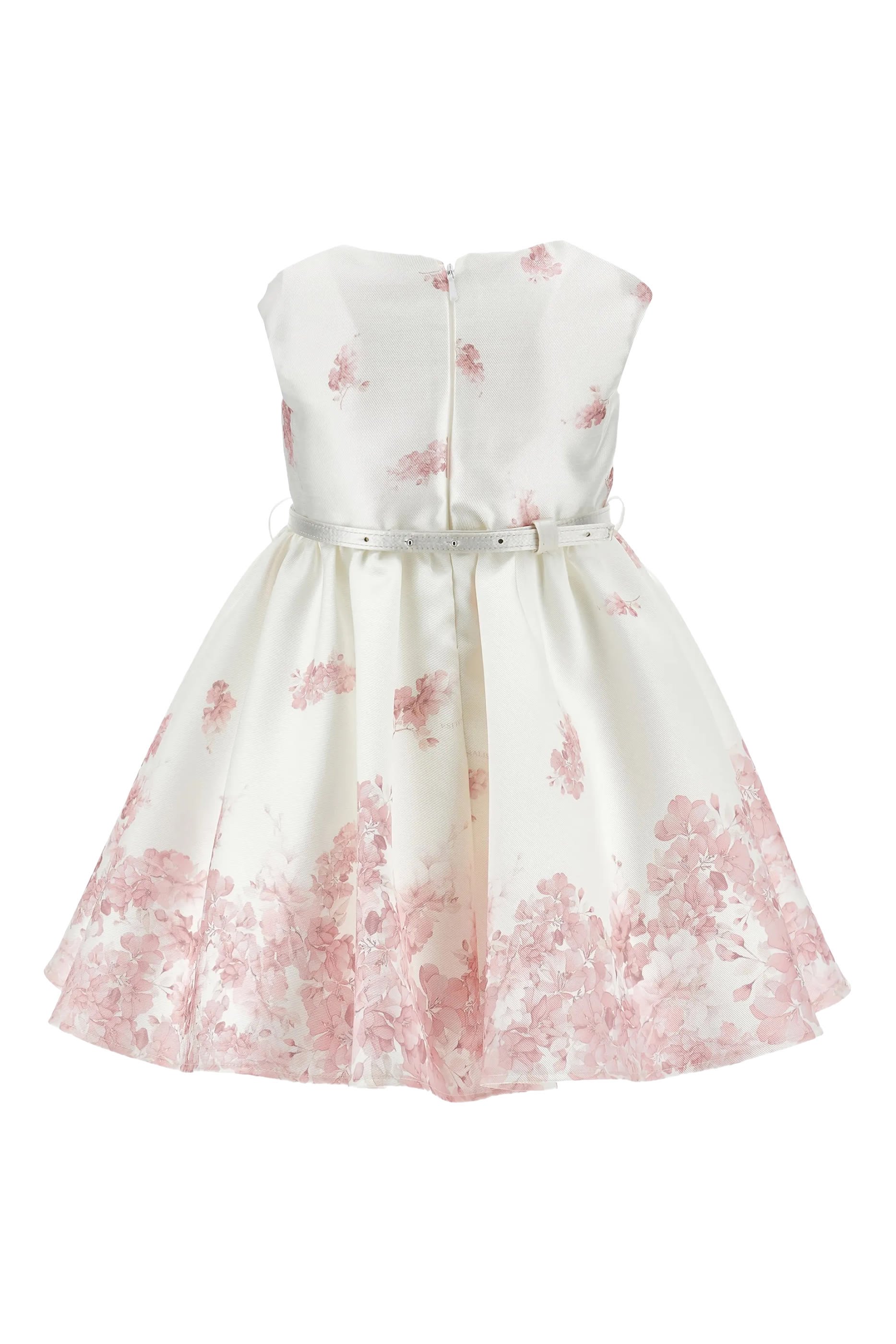 Kids Floral Belt Dress