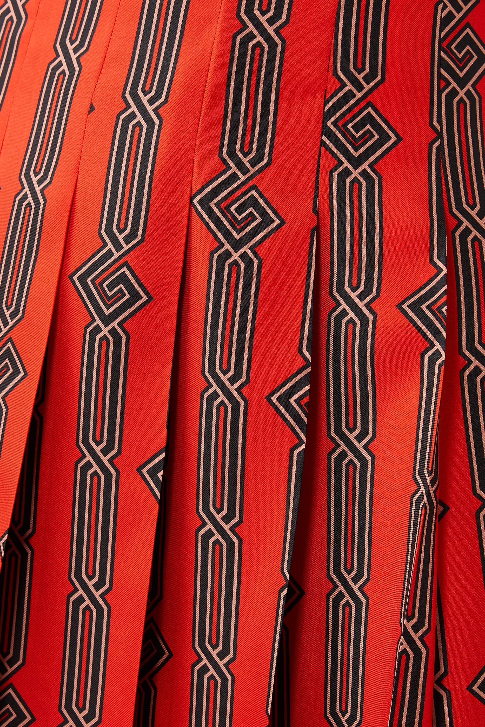 Square G Chain Print Skirt