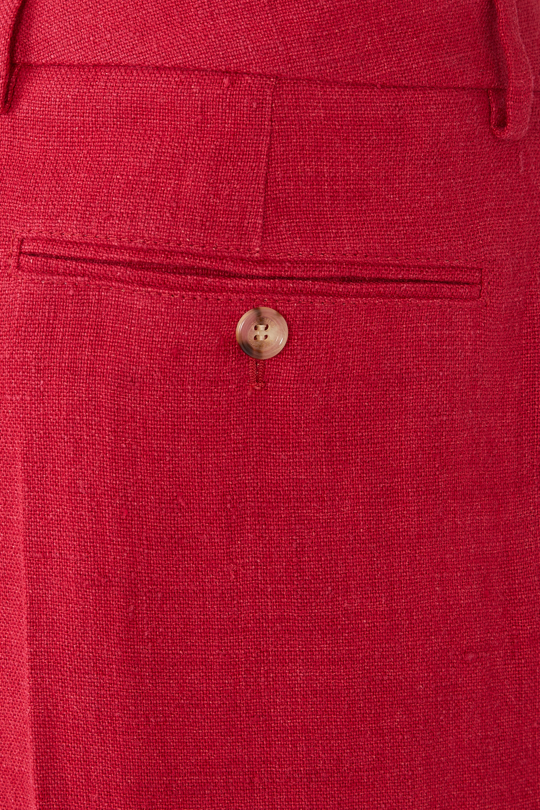 Cuffed Linen Bermuda Shorts