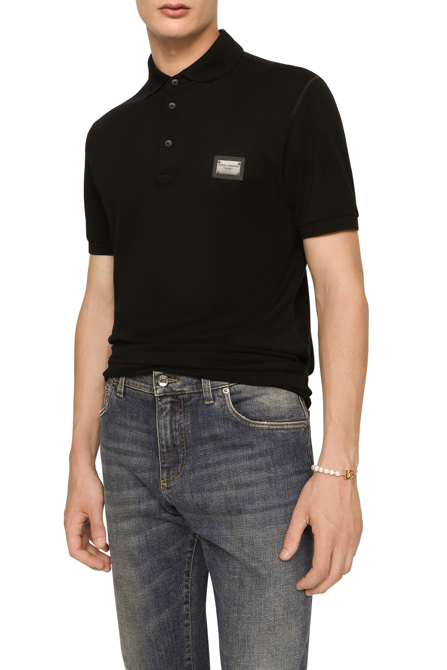 Logo Cotton Piqué Polo-Shirt
