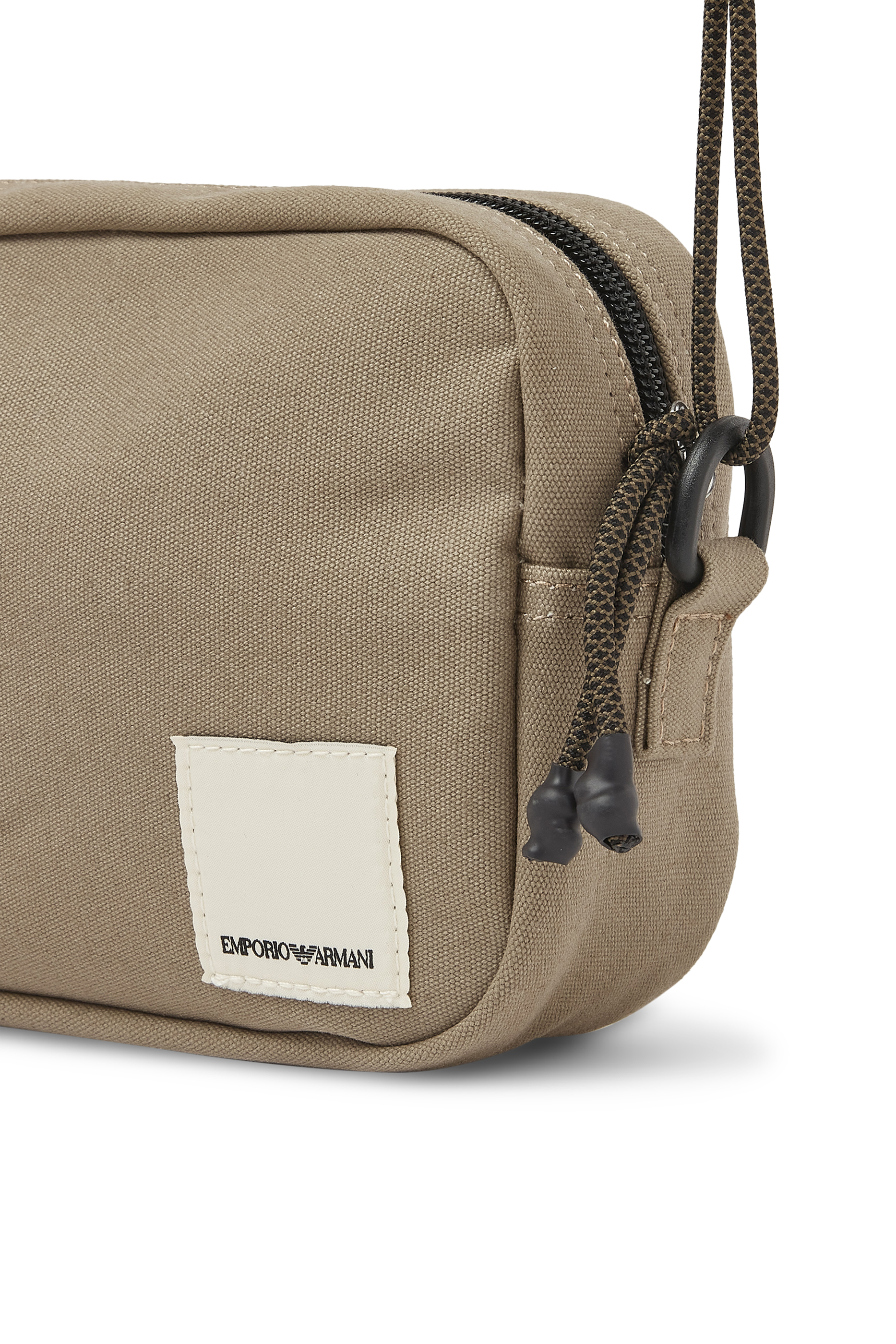 EA Logo Patch Crossbody Bag