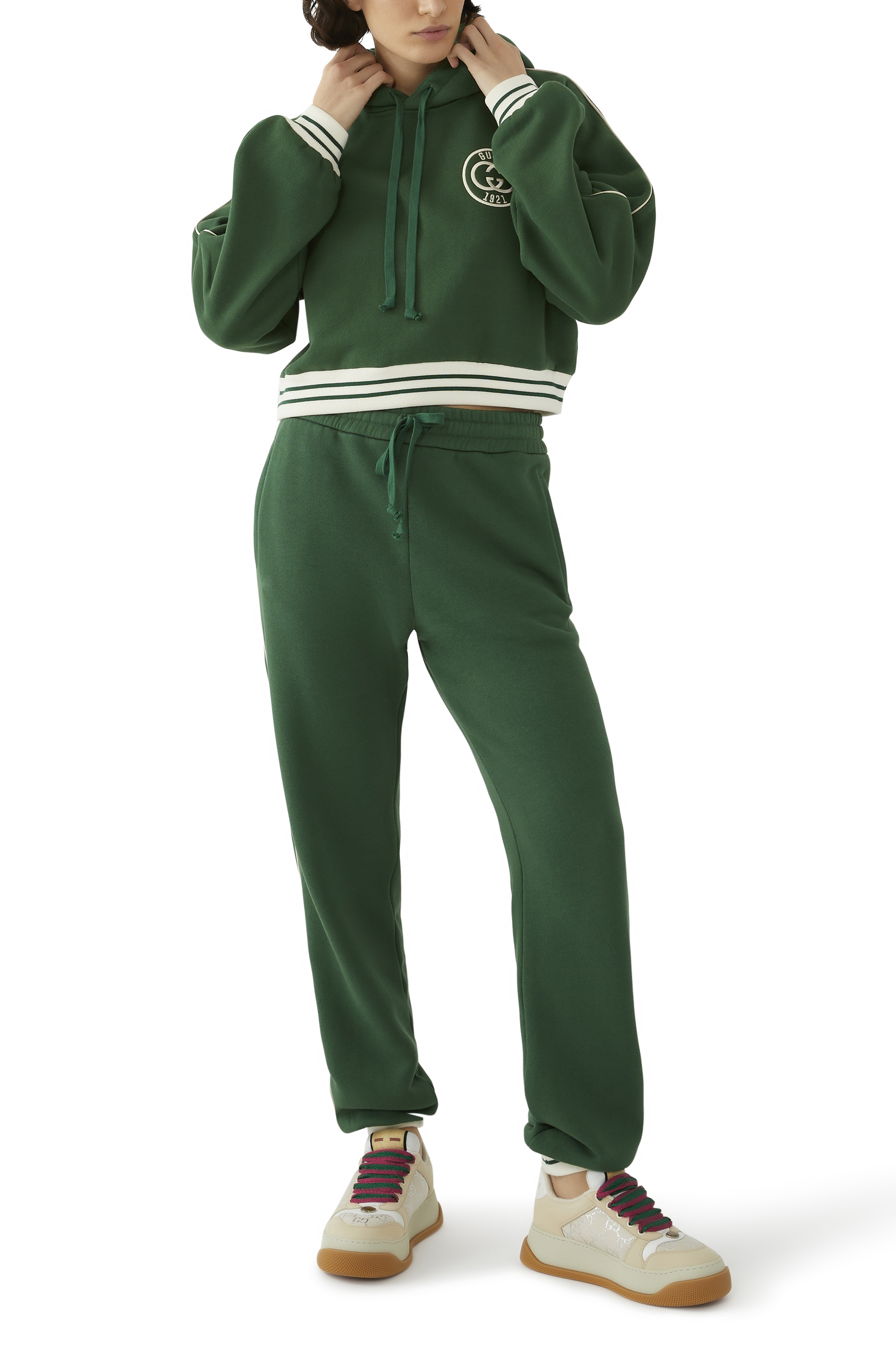 Cotton Jersey Hooded Sweatshirt