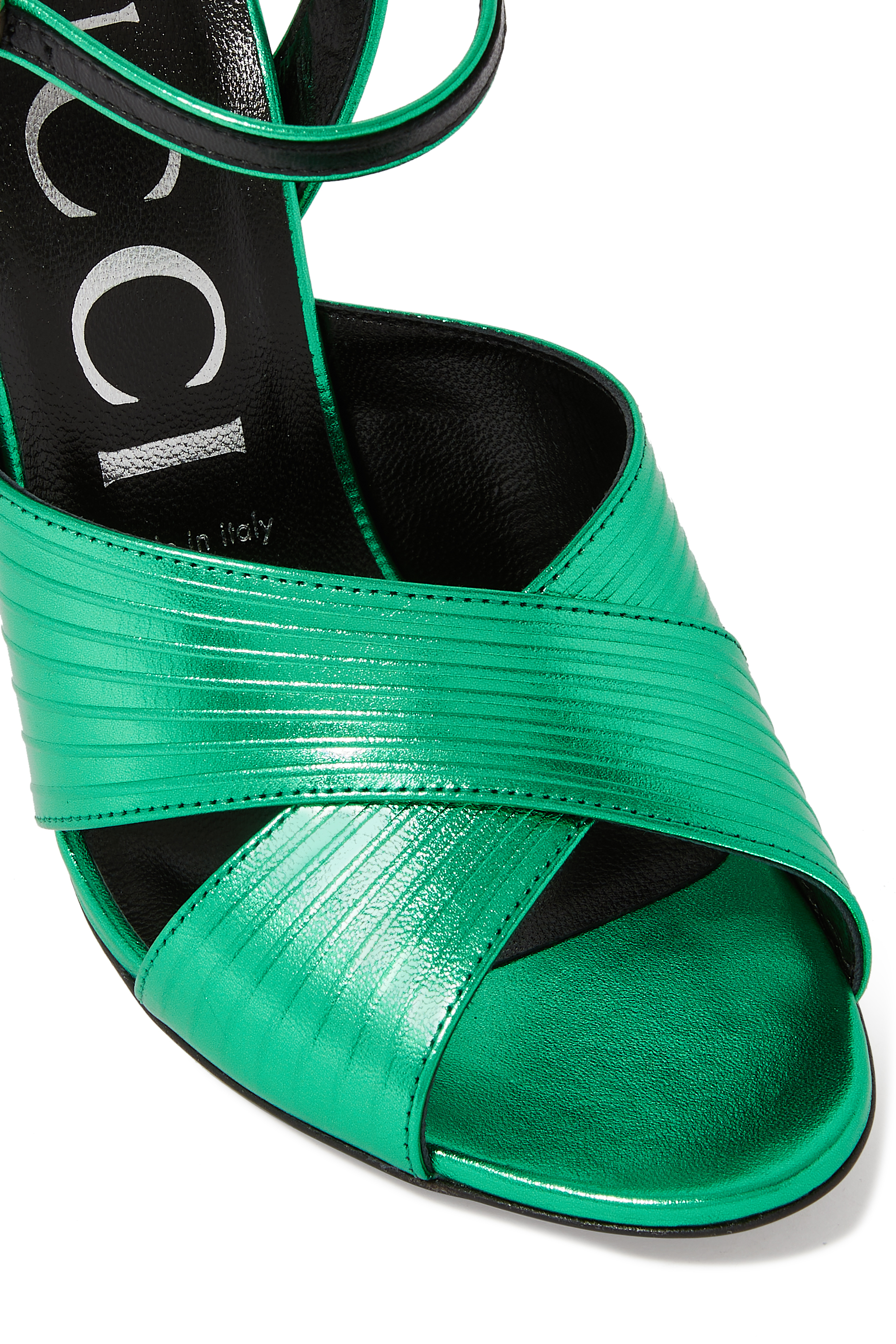 Betsy Metallic Leather Sandals