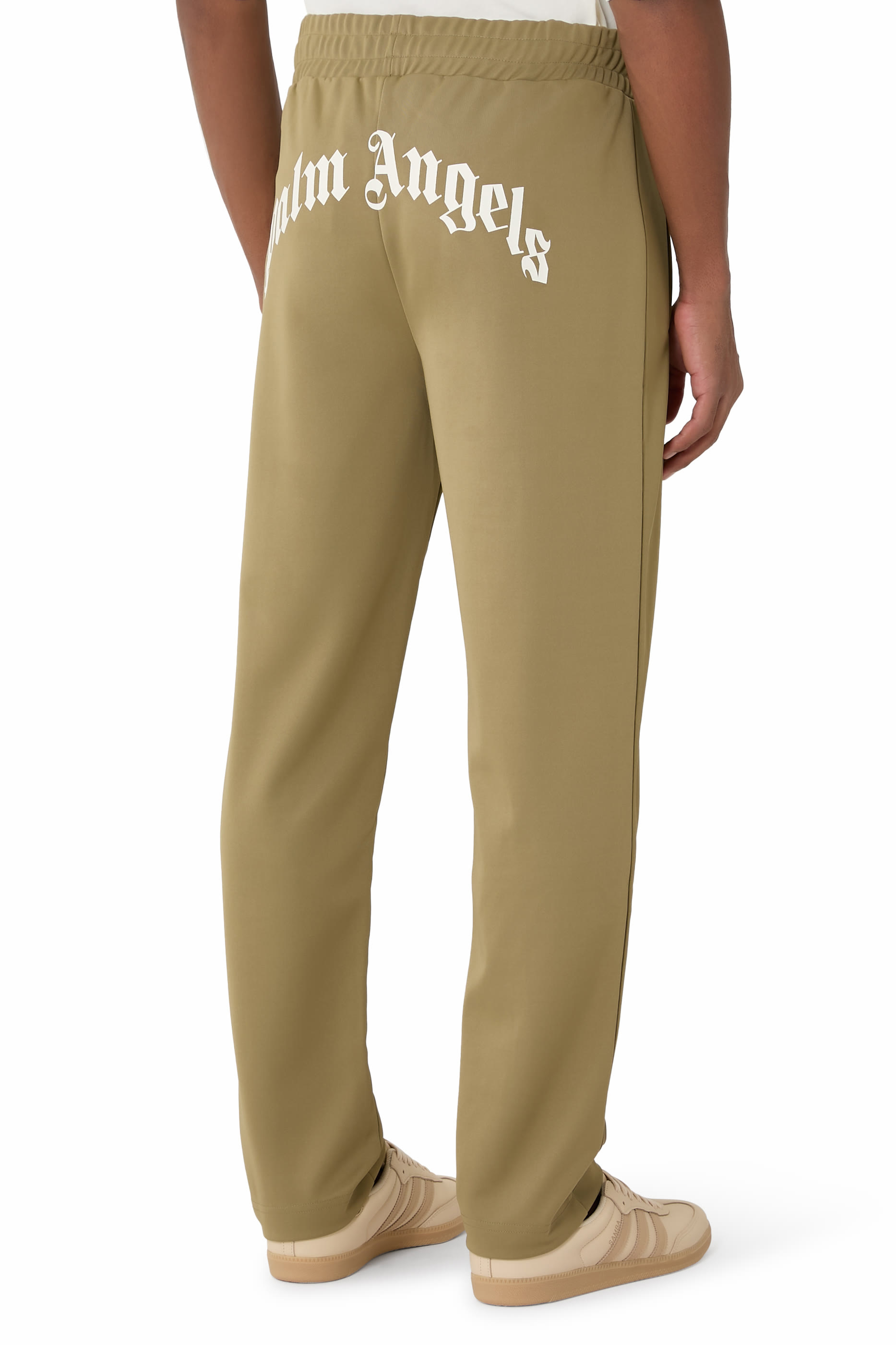 Back Curved Logo Track Pants