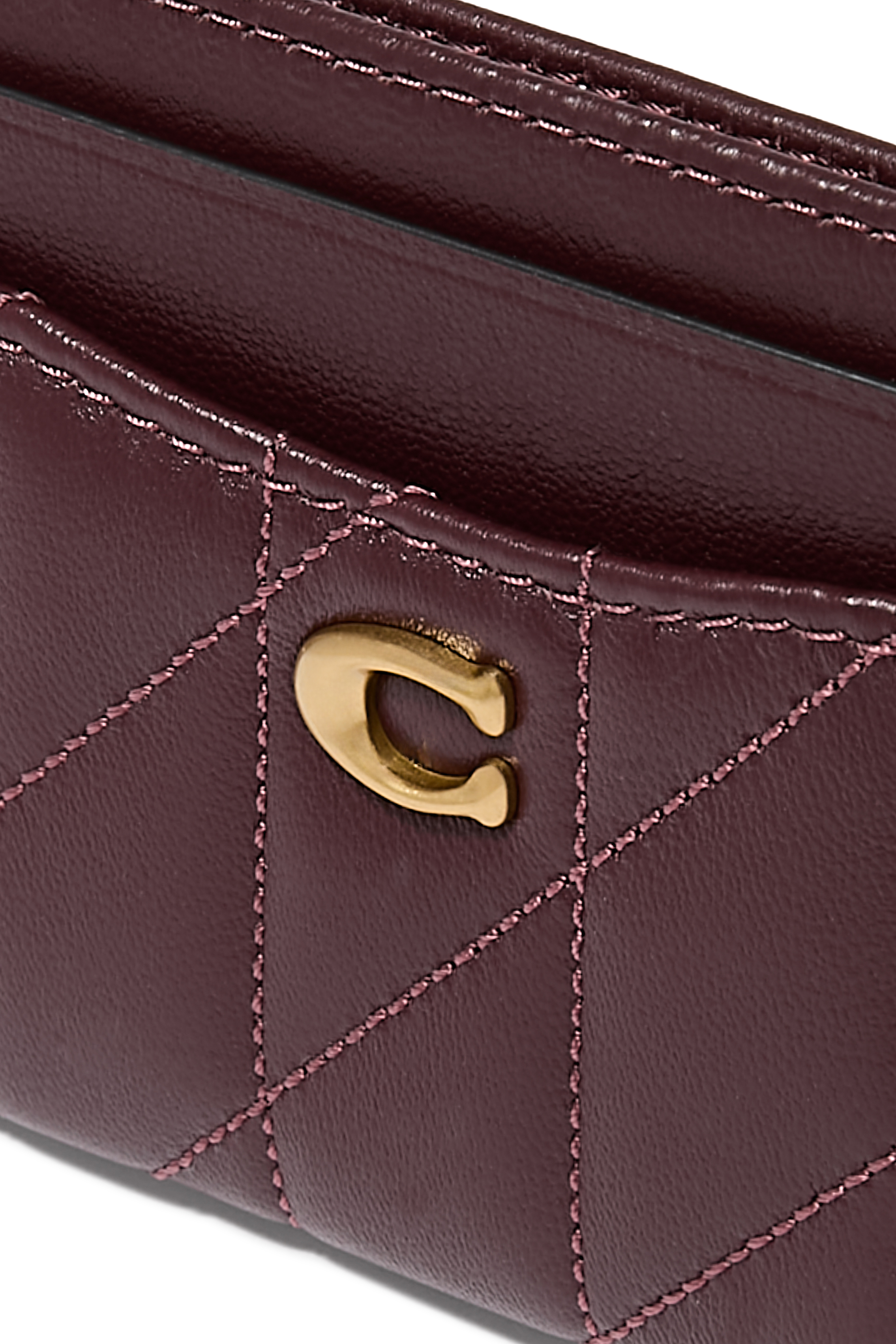 Essential Card Case With Pillow Quilting