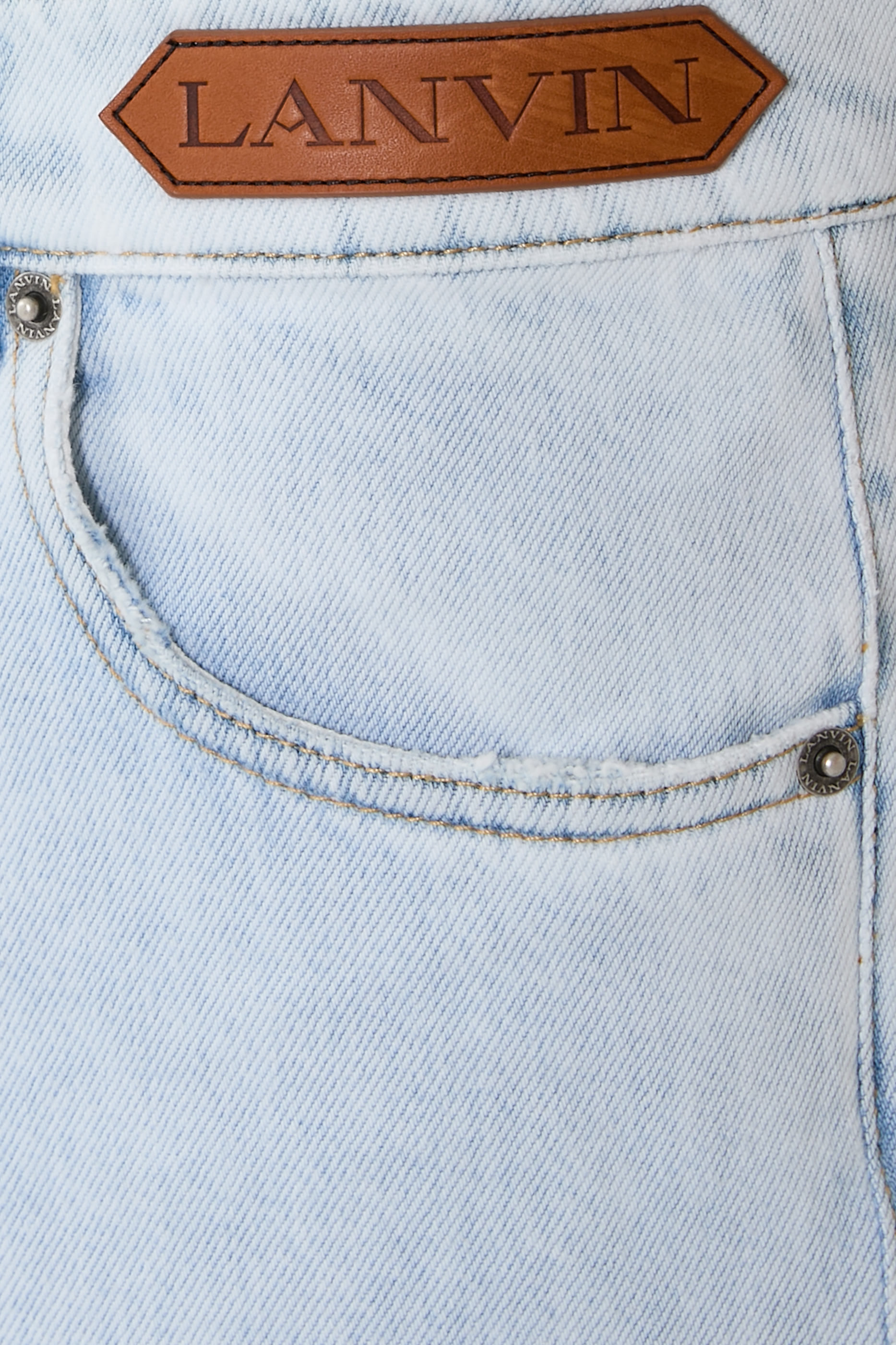 Regular-Fit Denim Trousers