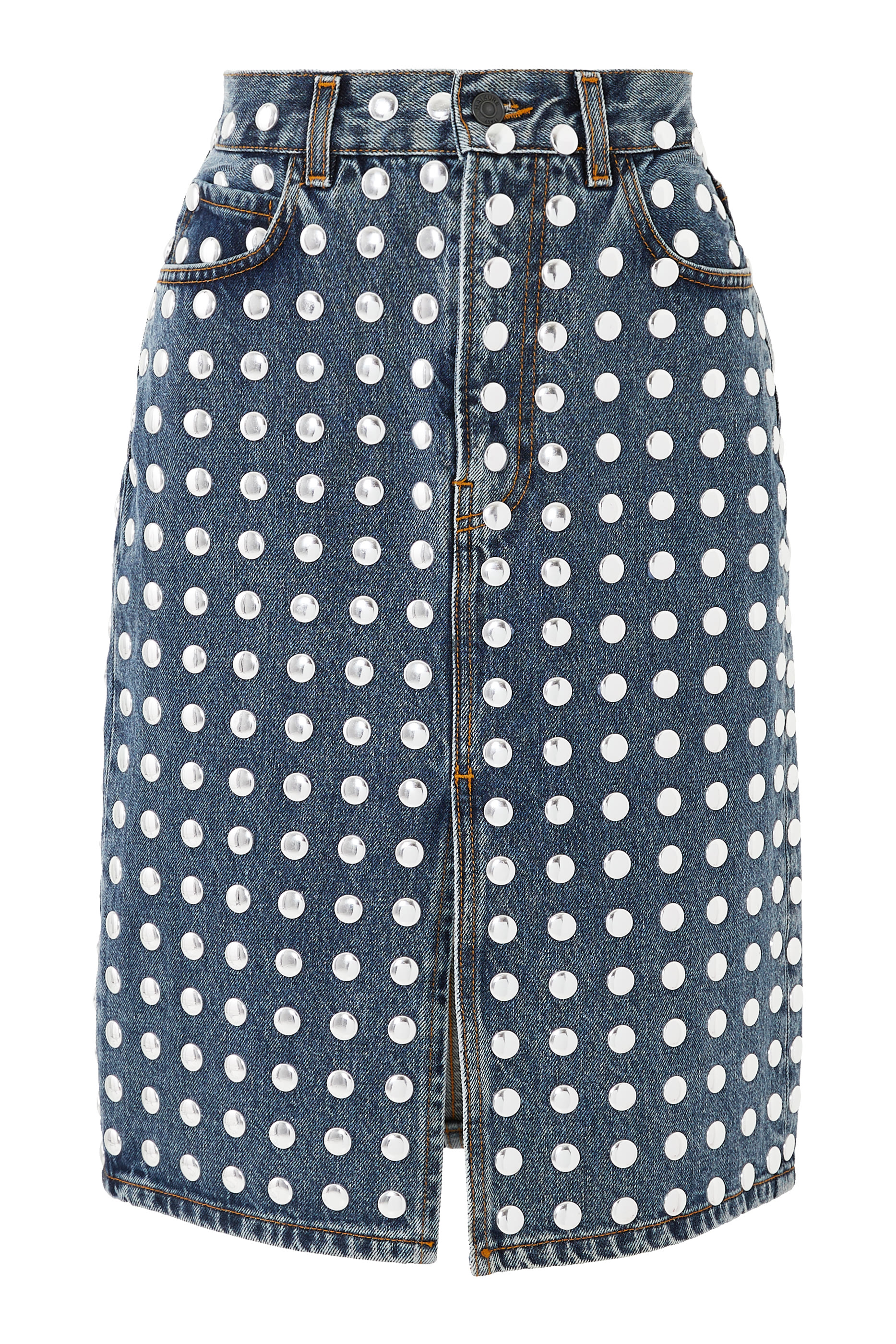 Stormy Studded Midi Skirt