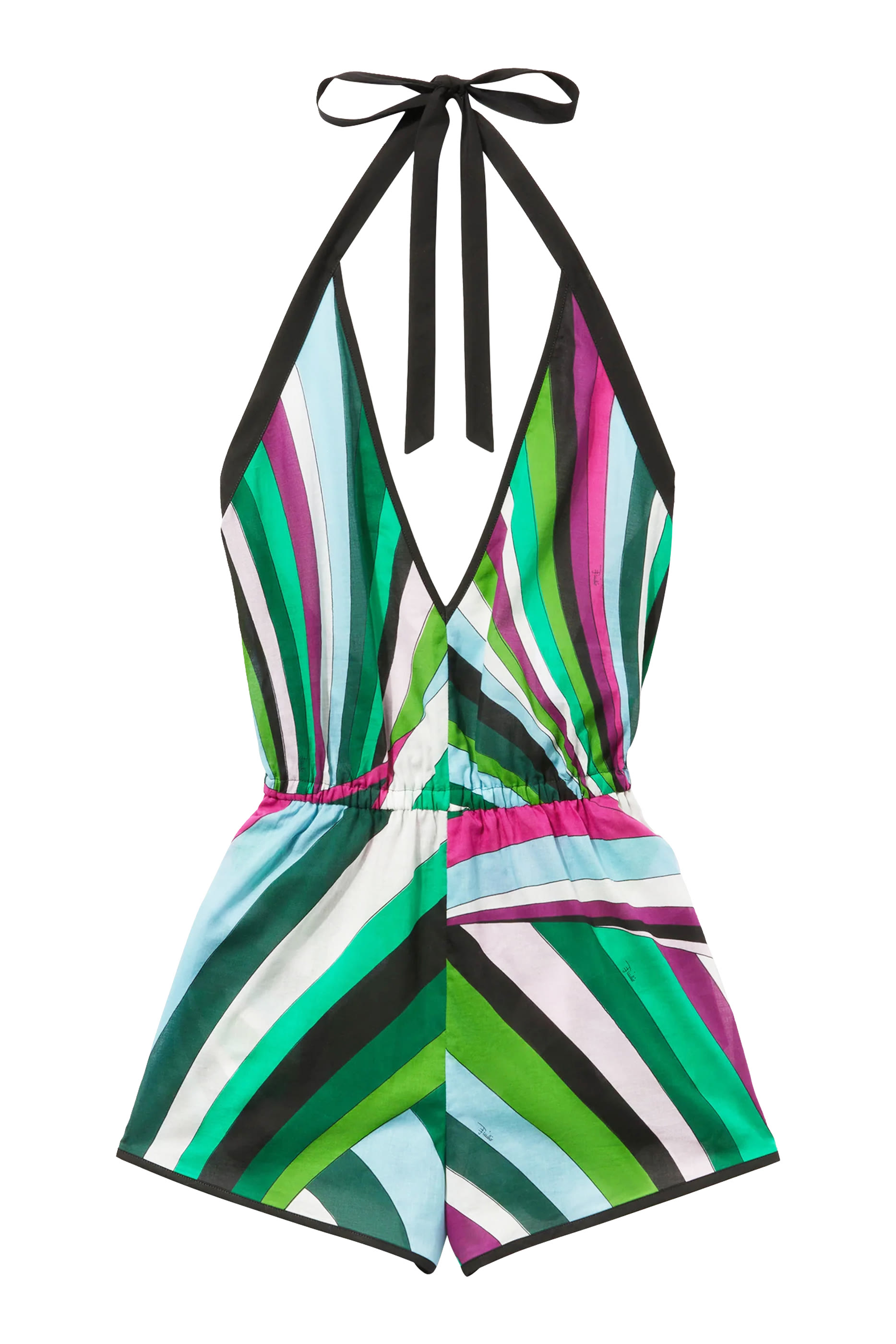 Iride Halterneck Cotton Playsuit