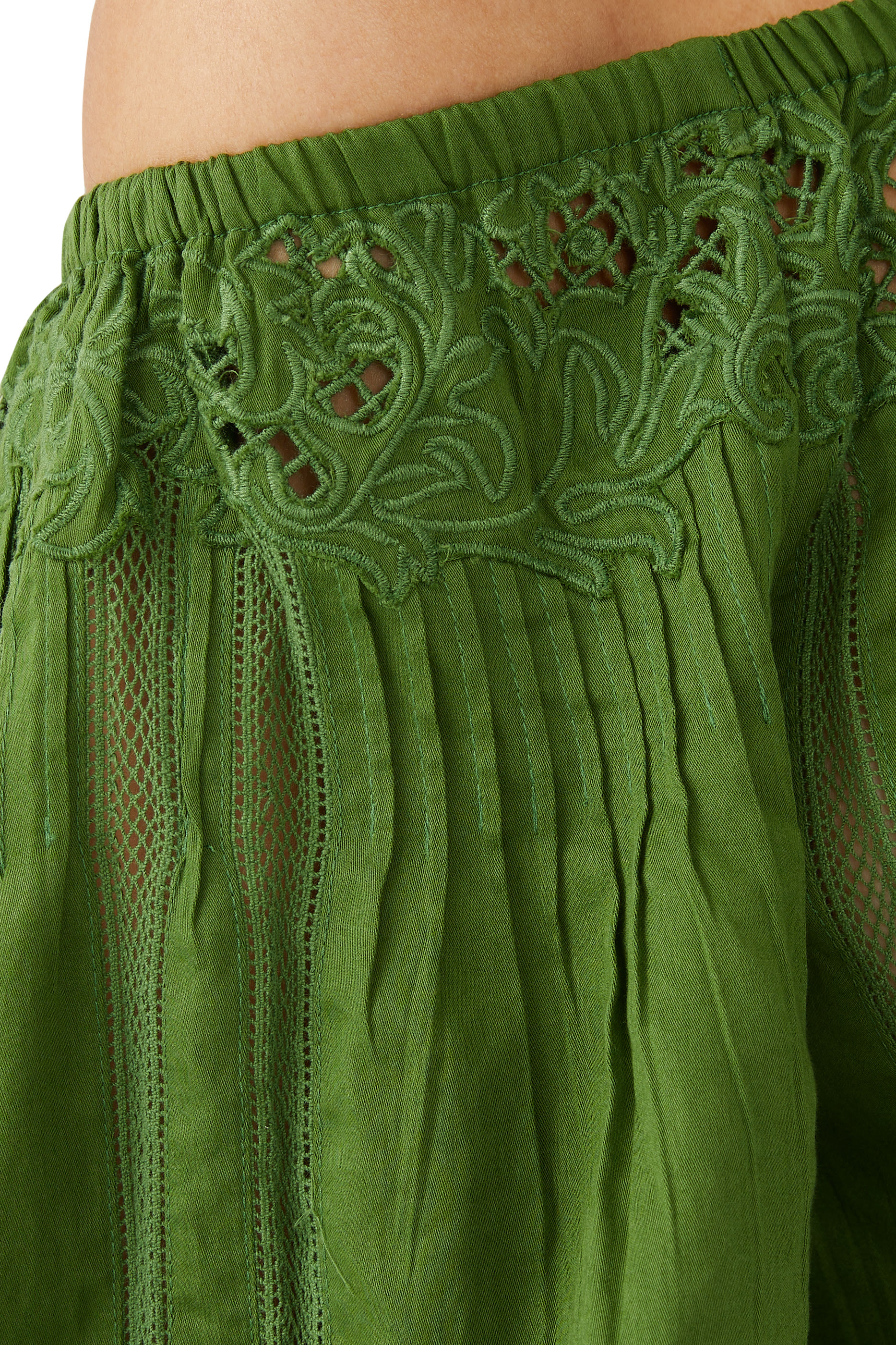 Nan Embroidered Off The Shoulder Blouse