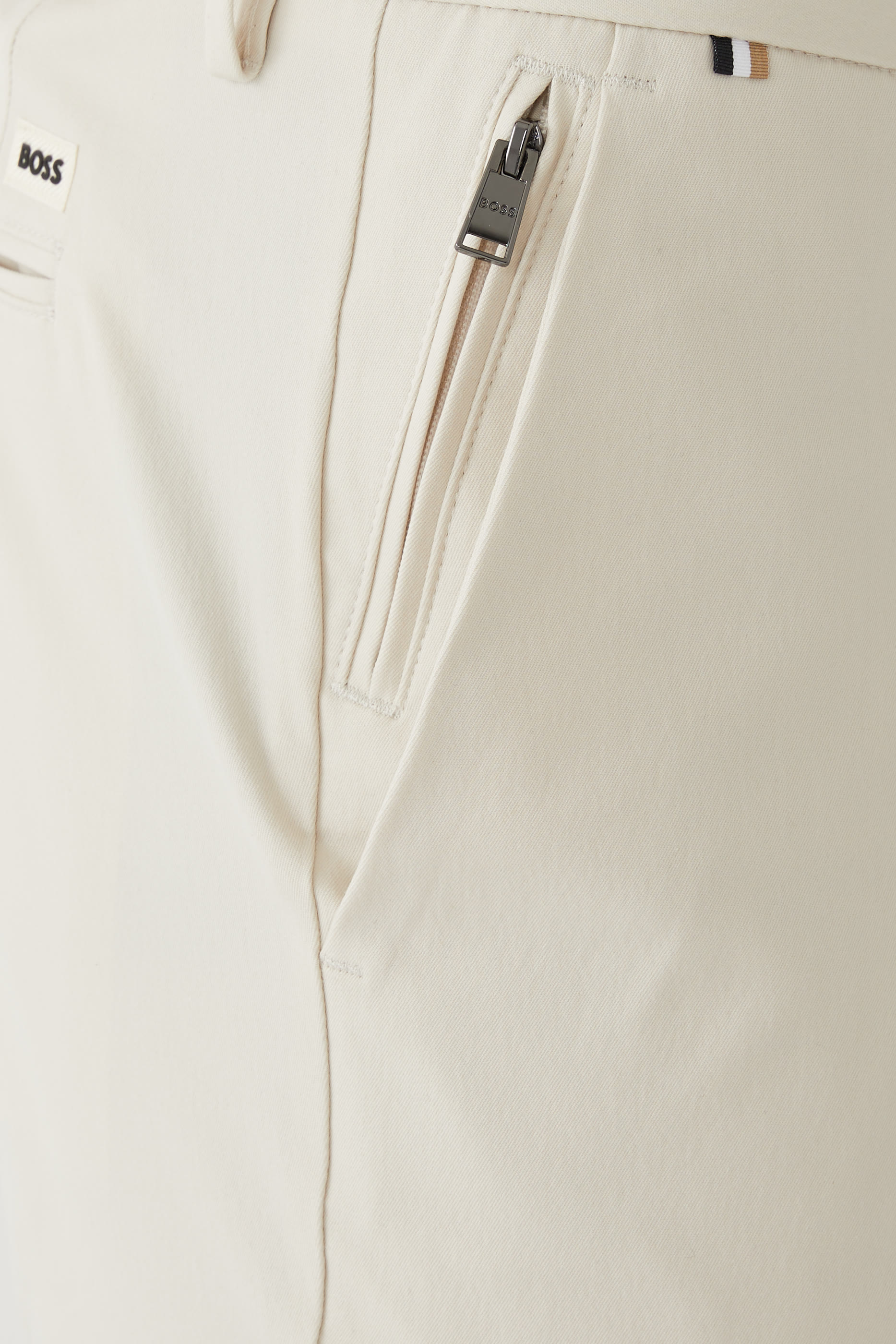 Kaito Straight-Leg Stretch-Cotton Chinos