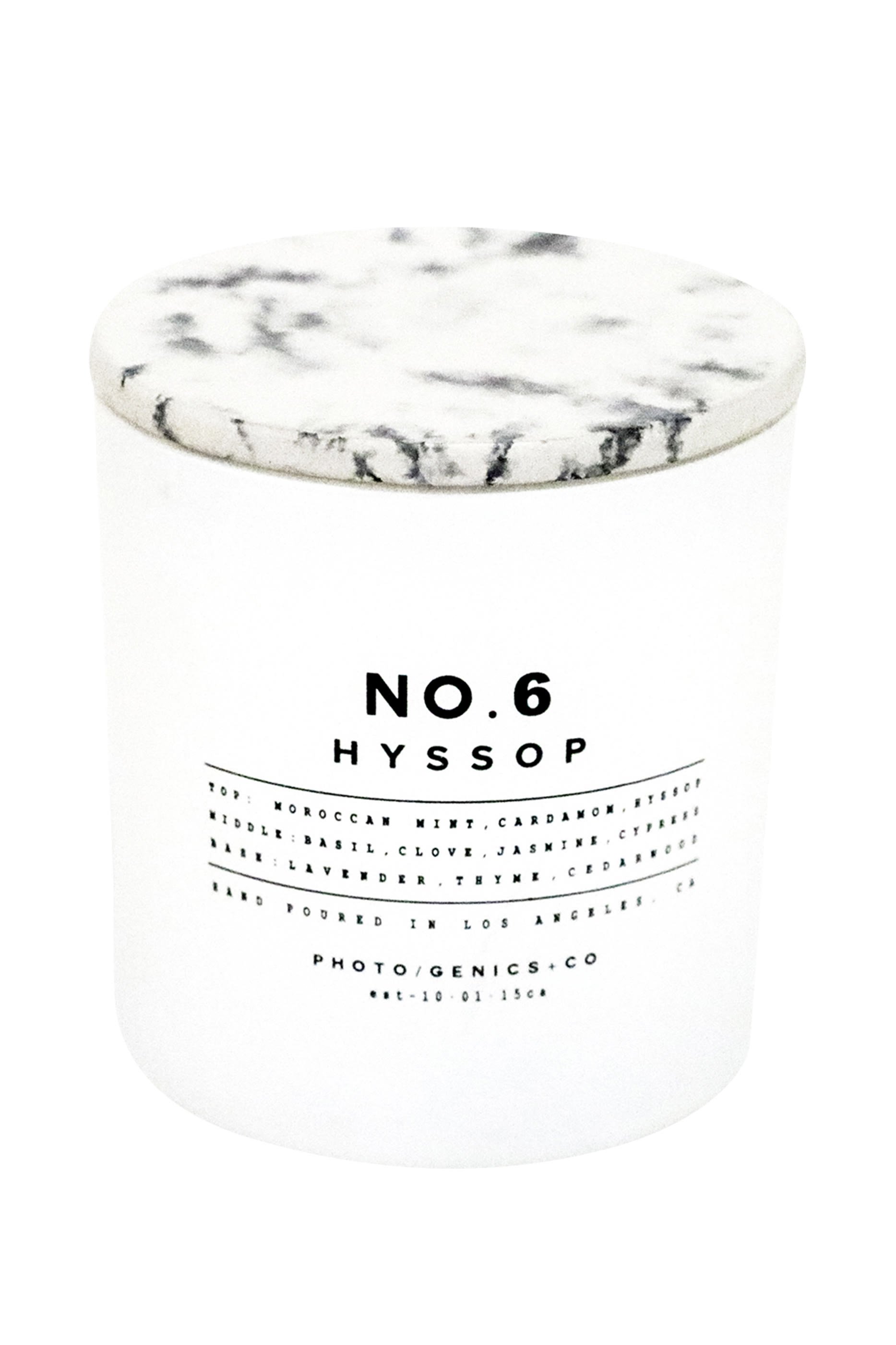 6 Glass Candle (Hyssop)