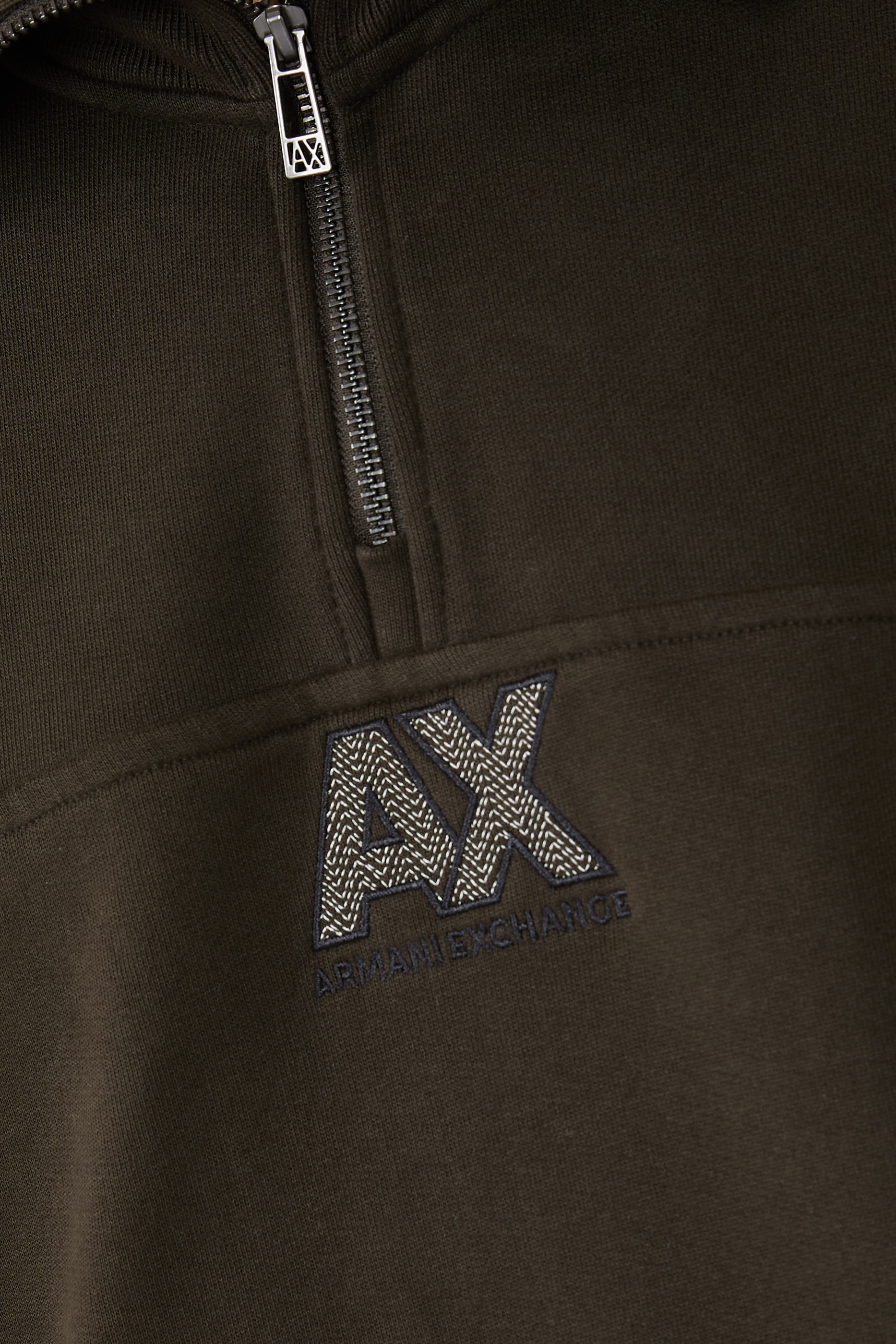 AX Logo Half-Zip Sweatshirt