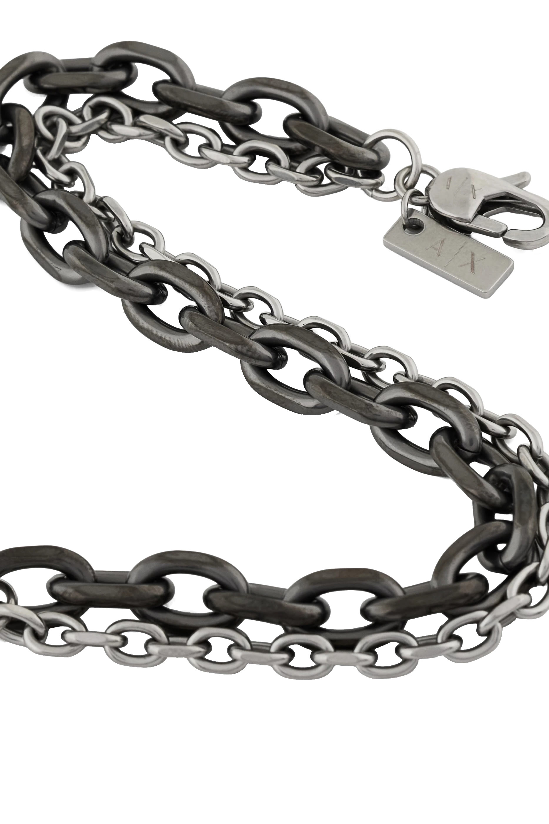 Stainless Steel Double Chain Bracelet