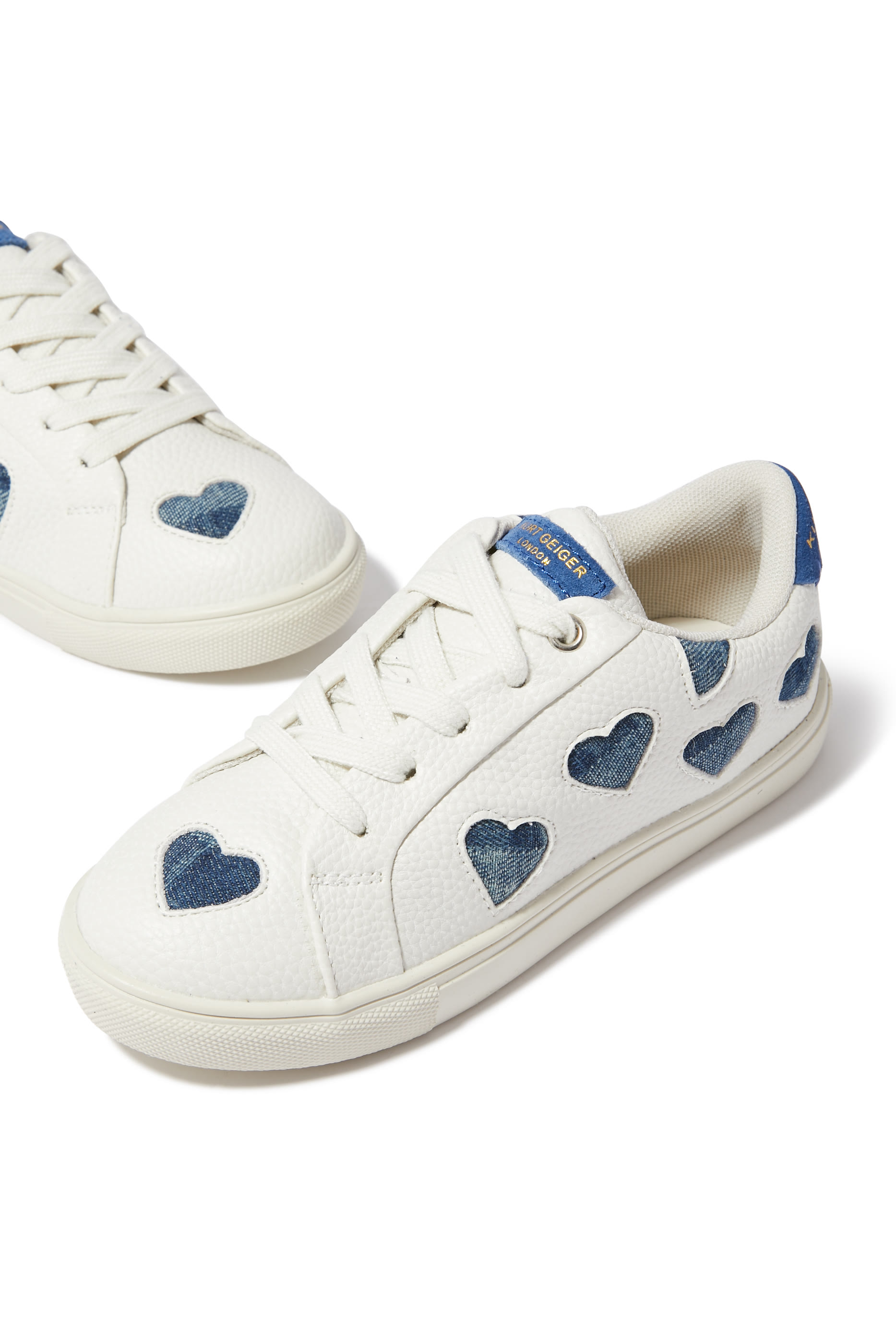 Kids Lane Love Leather Sneakers