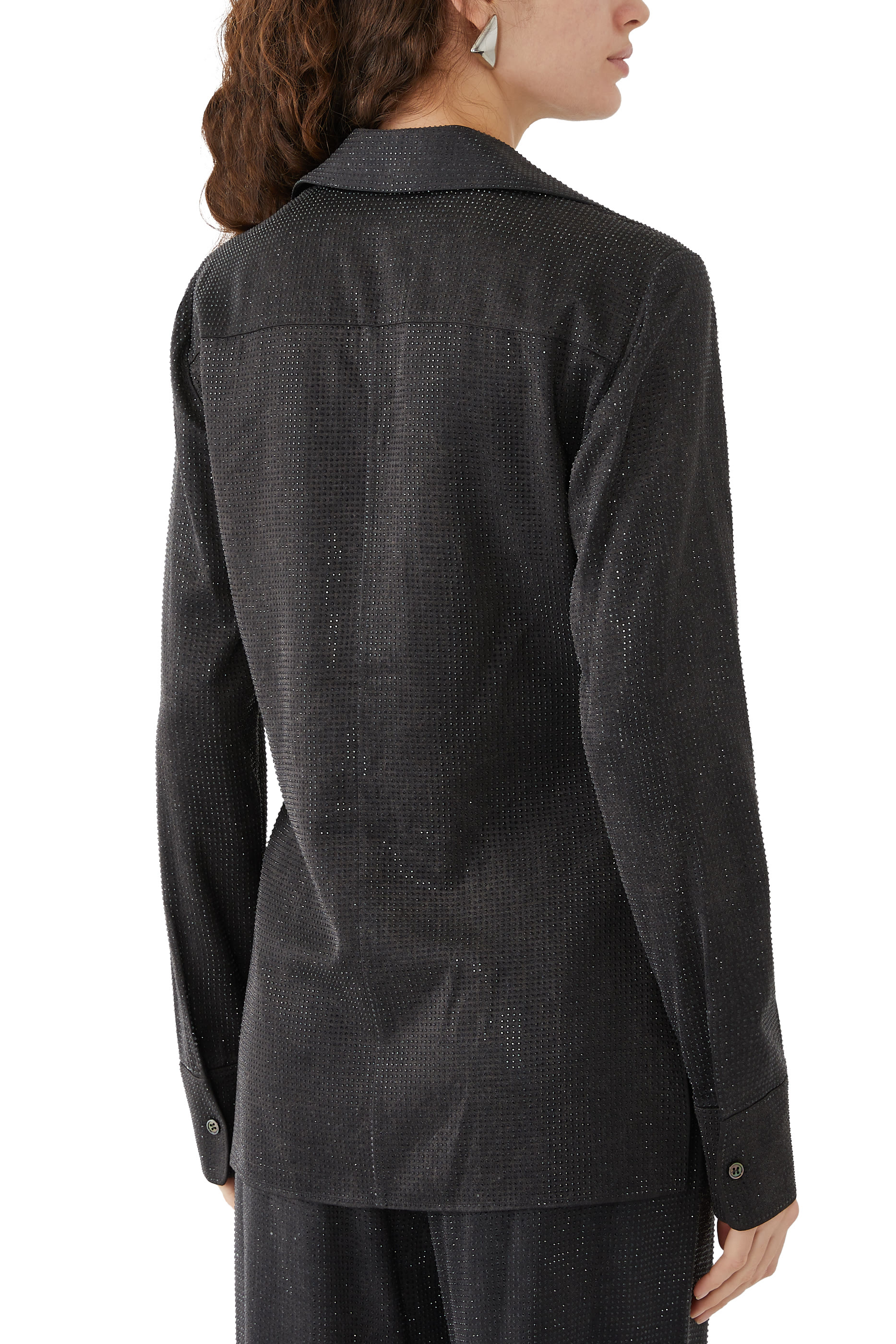 Crystal Hotfix Slim-Fit Shirt