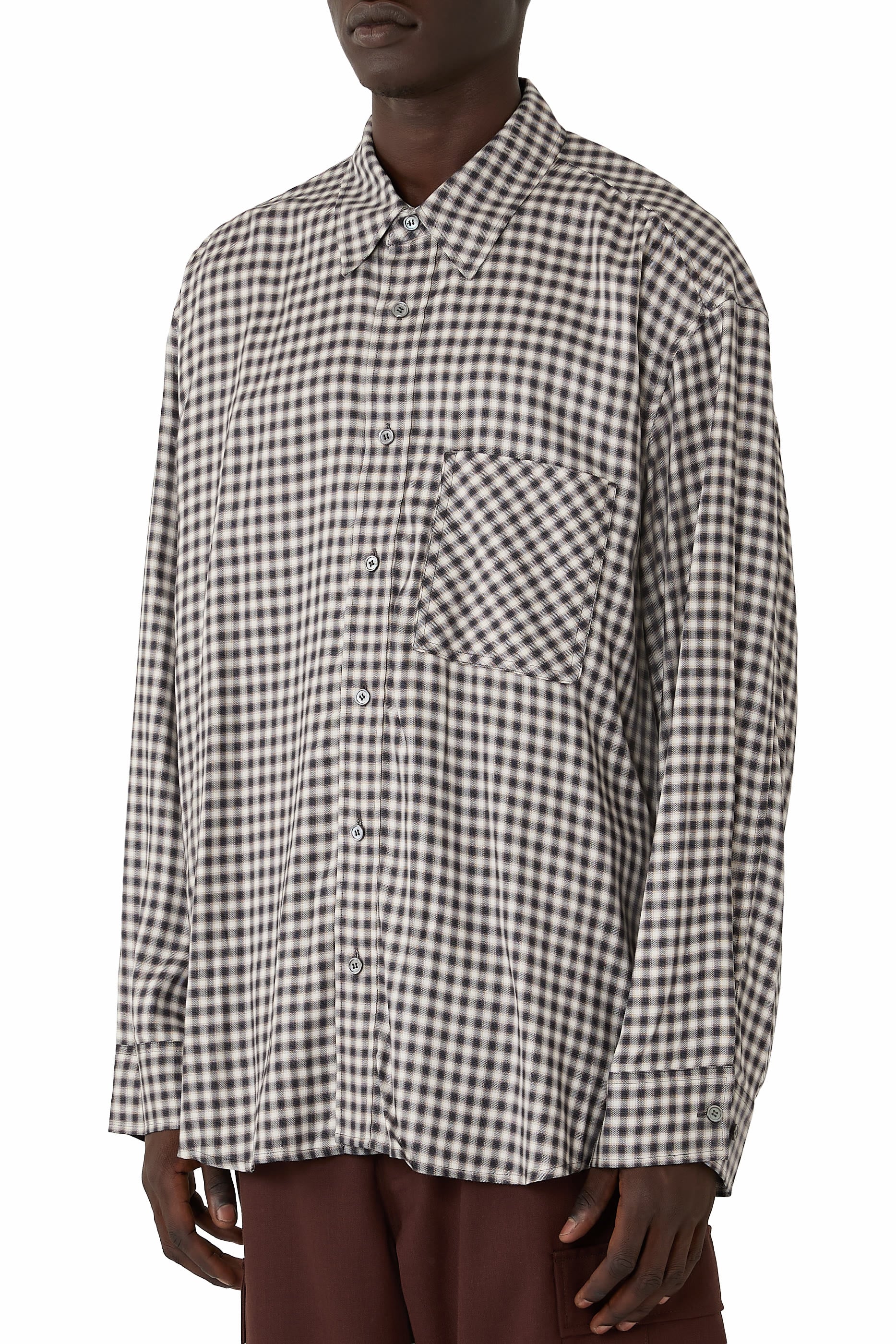 Modal Check Shirt