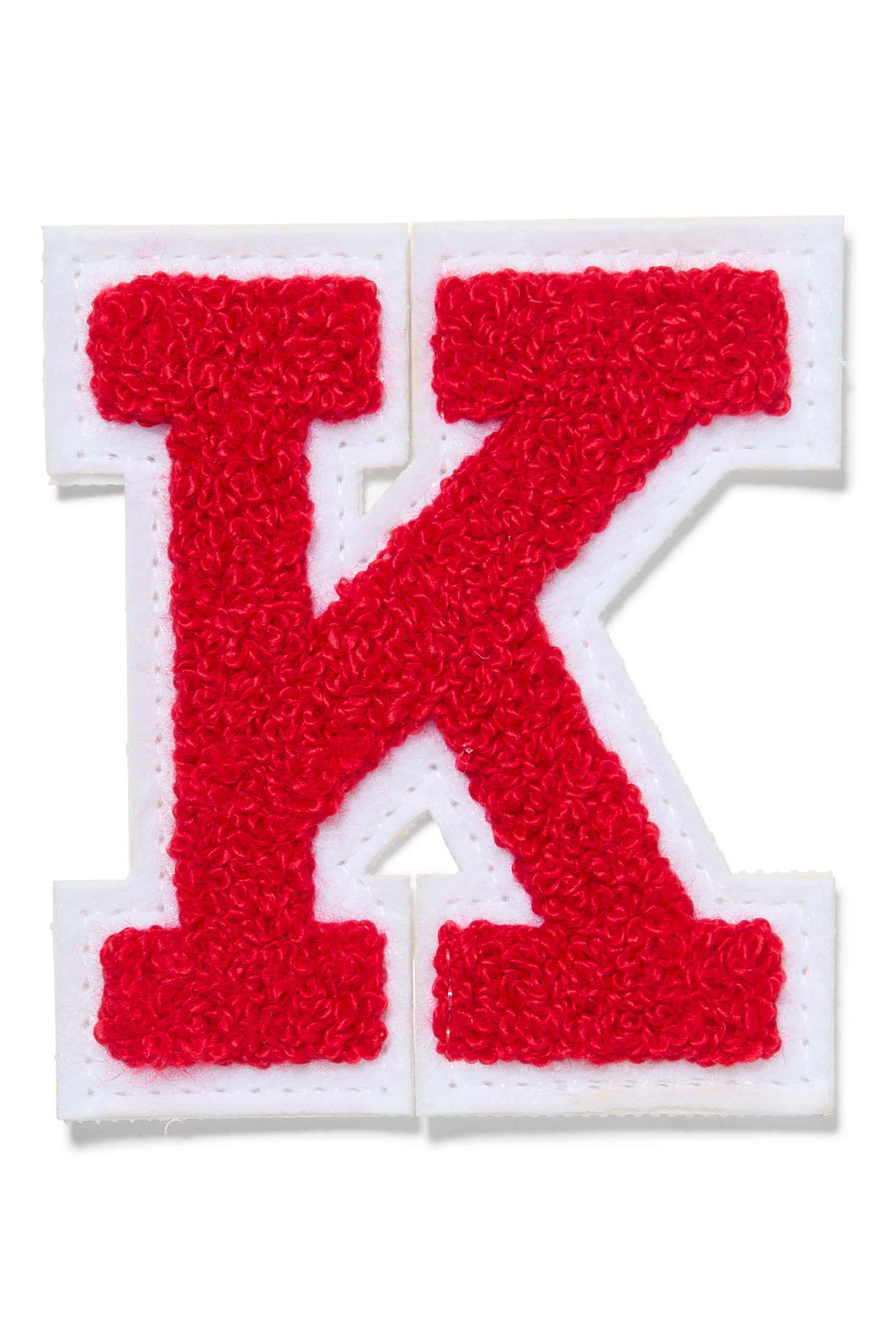 Kids 3" Chenille Varsity Letter K Patch