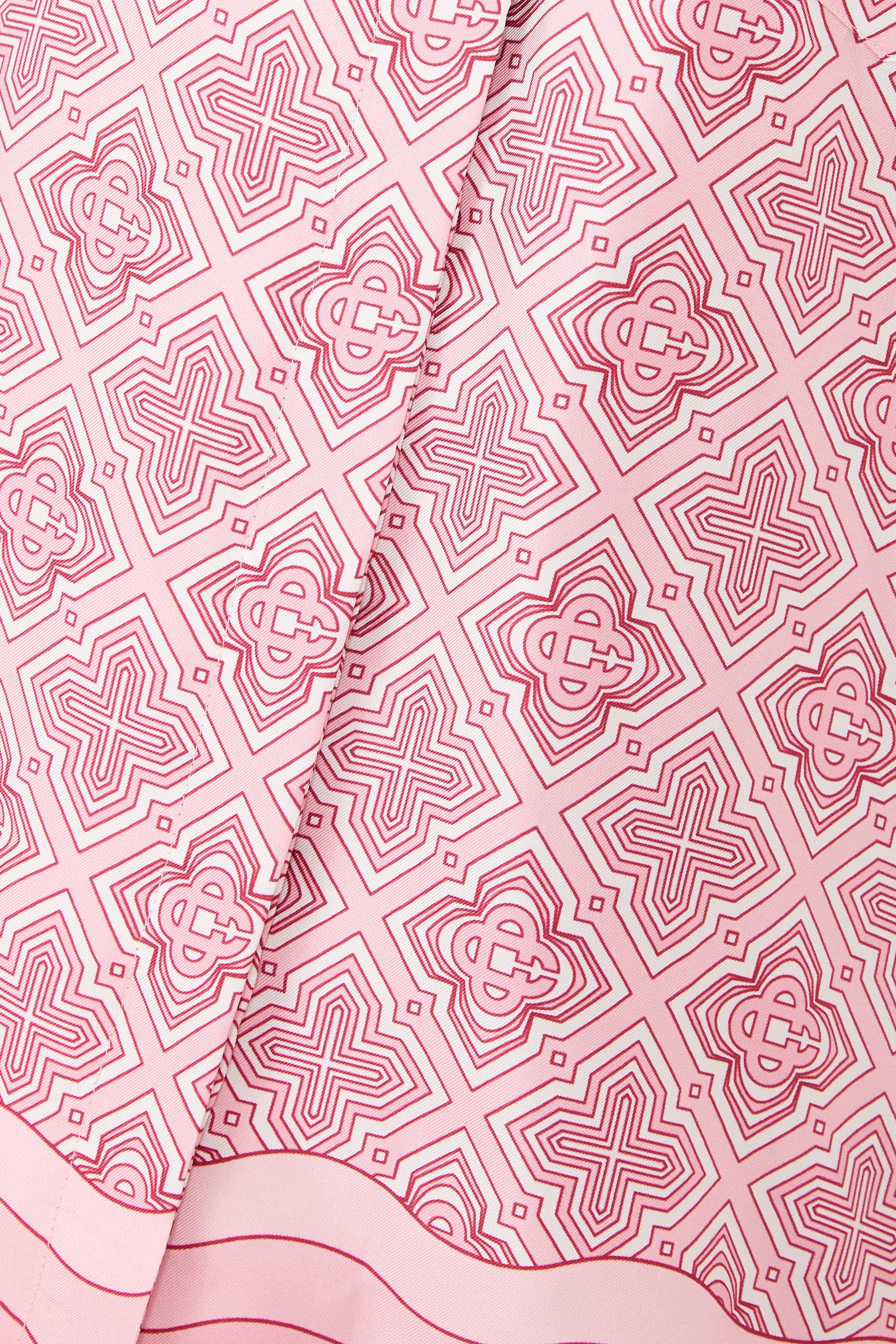 Monogram Silk Shirt