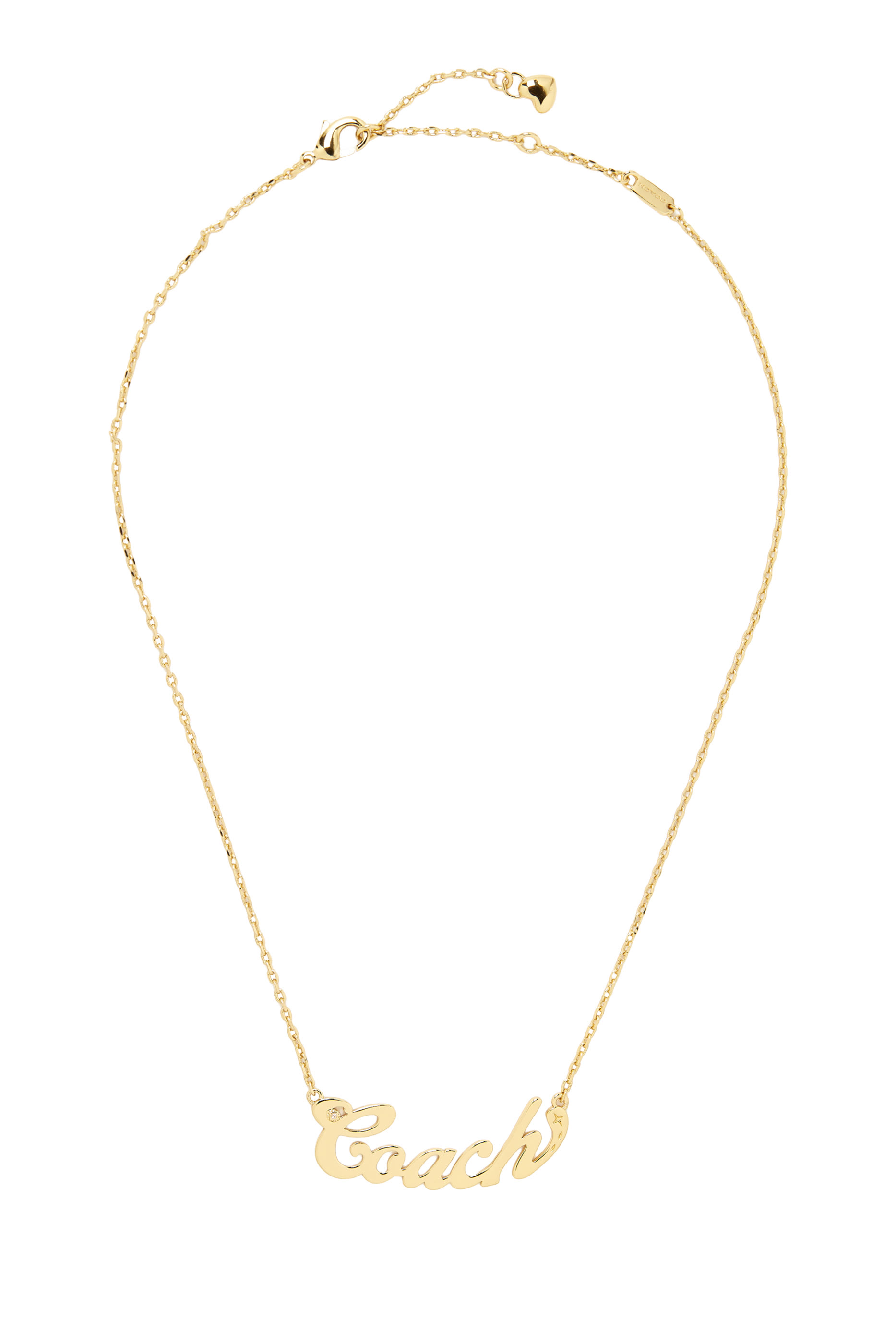 Nameplate Short Pendant Necklace