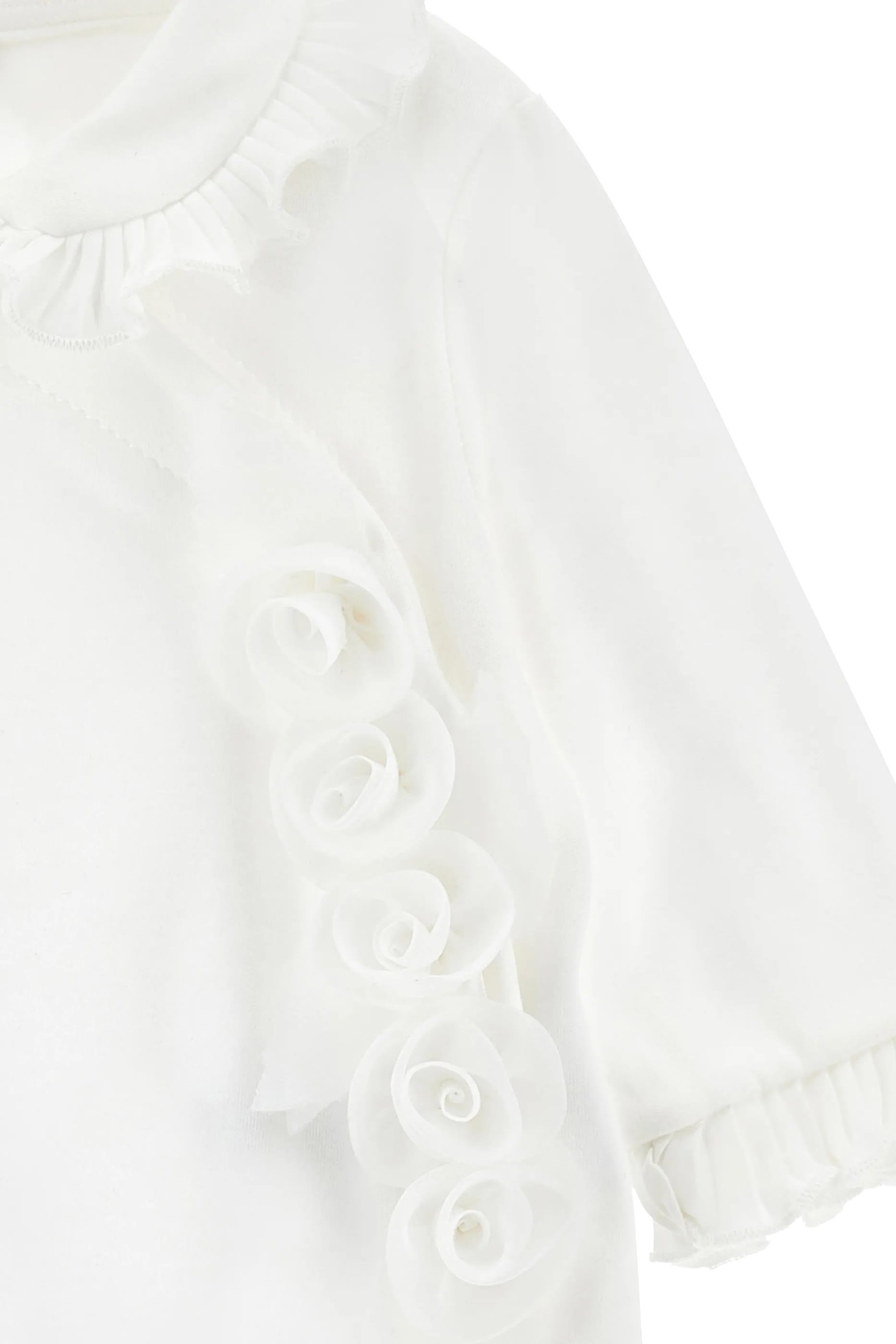 Kids Floral Appliqu&eacute; Jumpsuit & Hat Set 