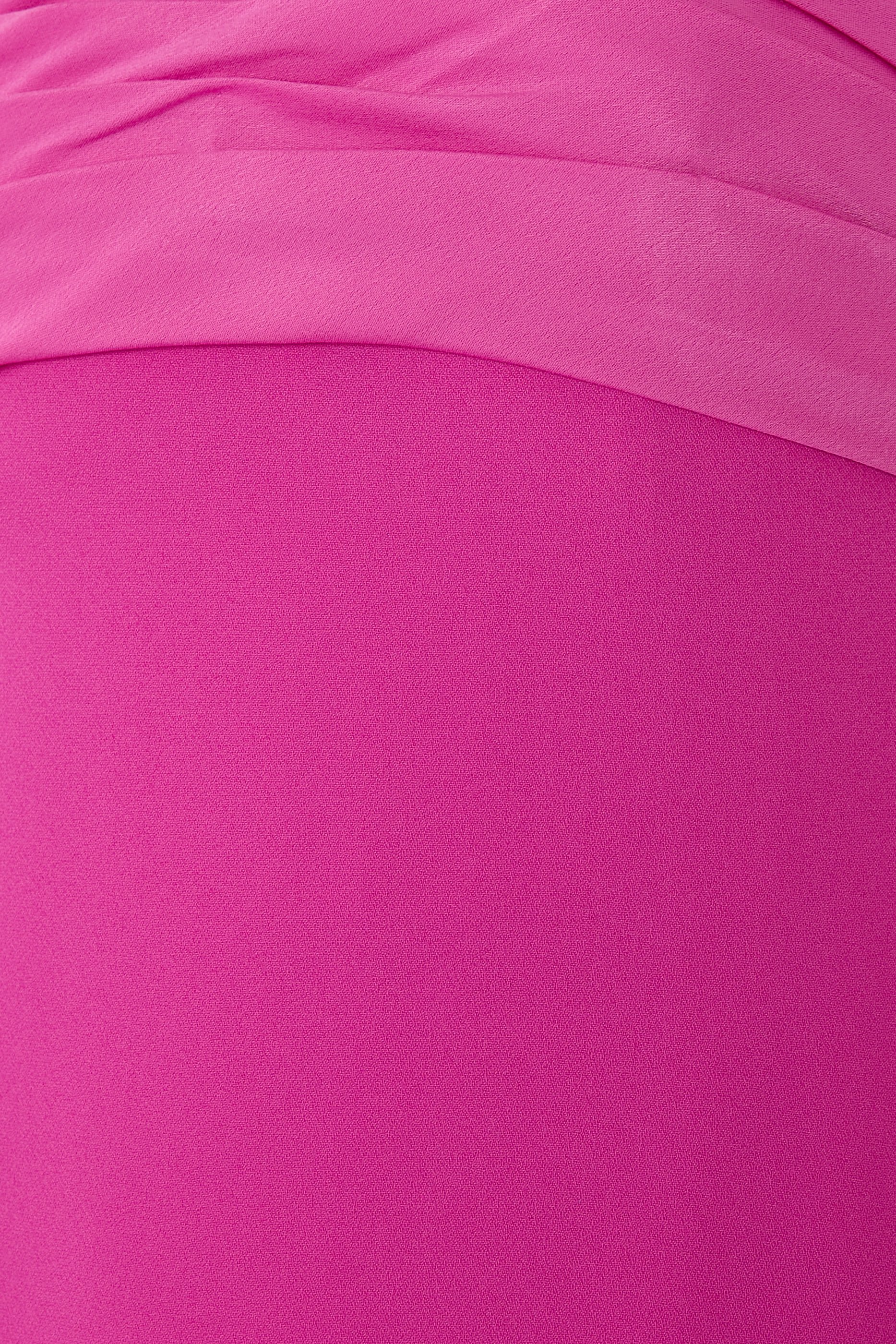 Brigette Strapless Crepe Gown 