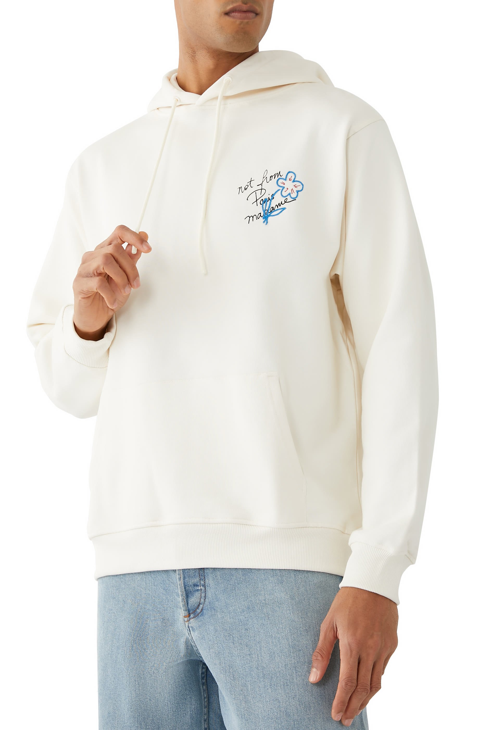 Le Hoodie Slogan Esquisse Sweatshirt