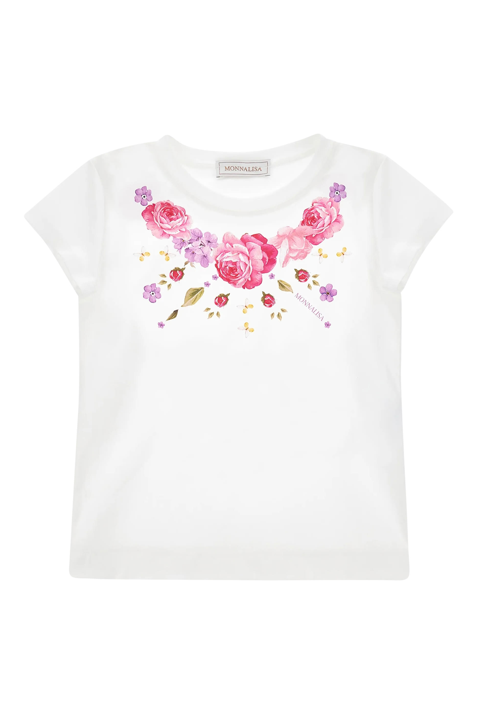 Kids Floral Cotton-Blend T-Shirt