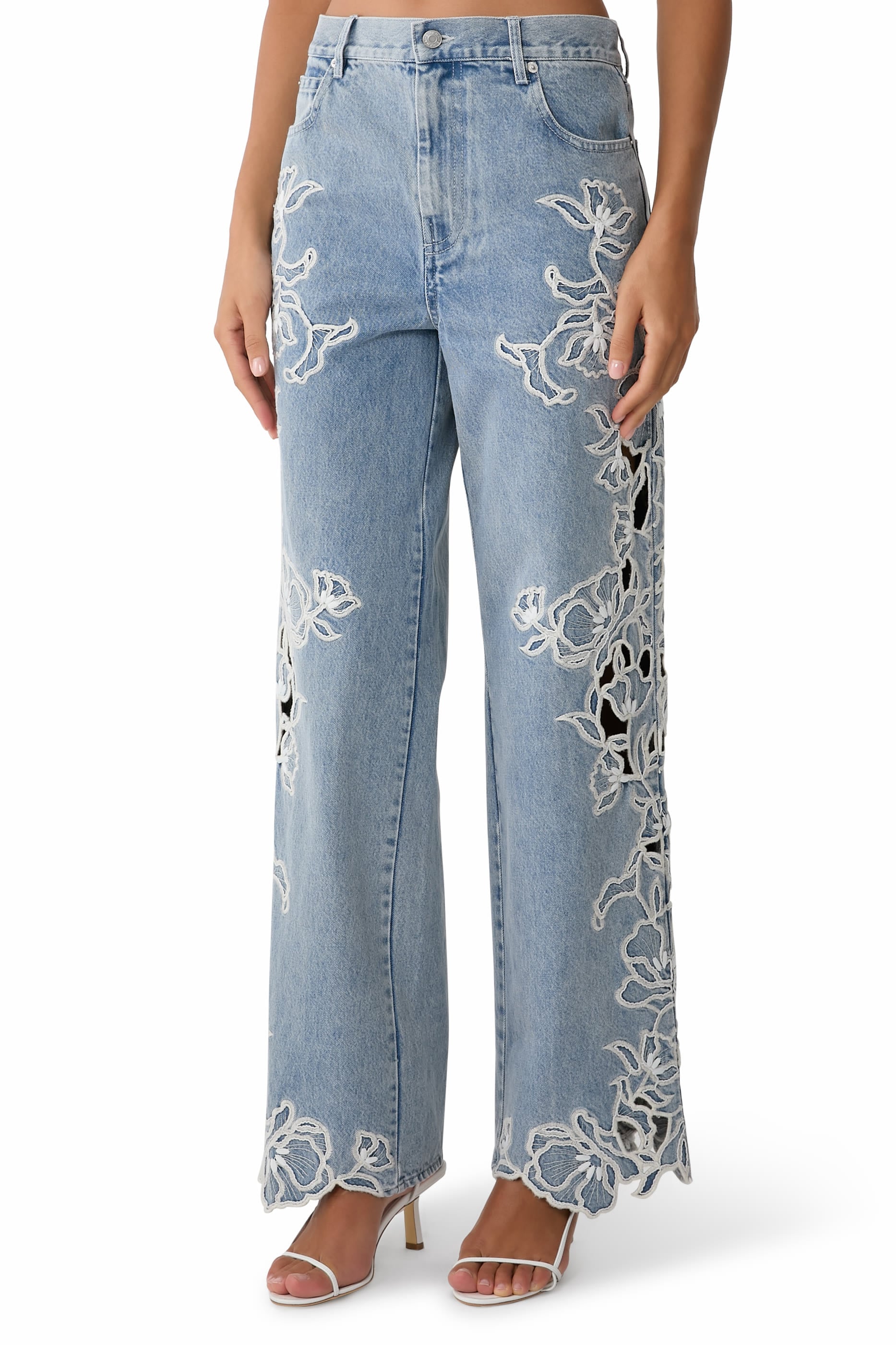 Porter Embroidered Jeans