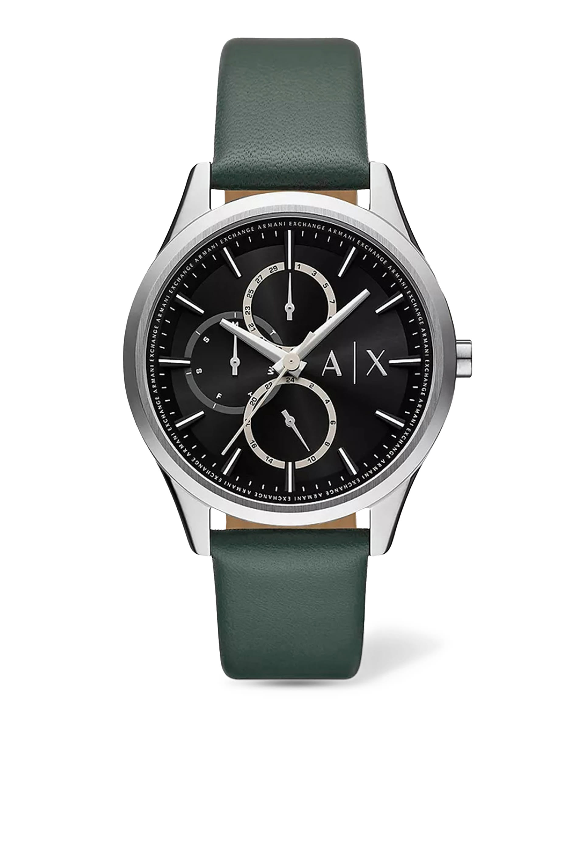 Multifunction 42mm Leather Watch