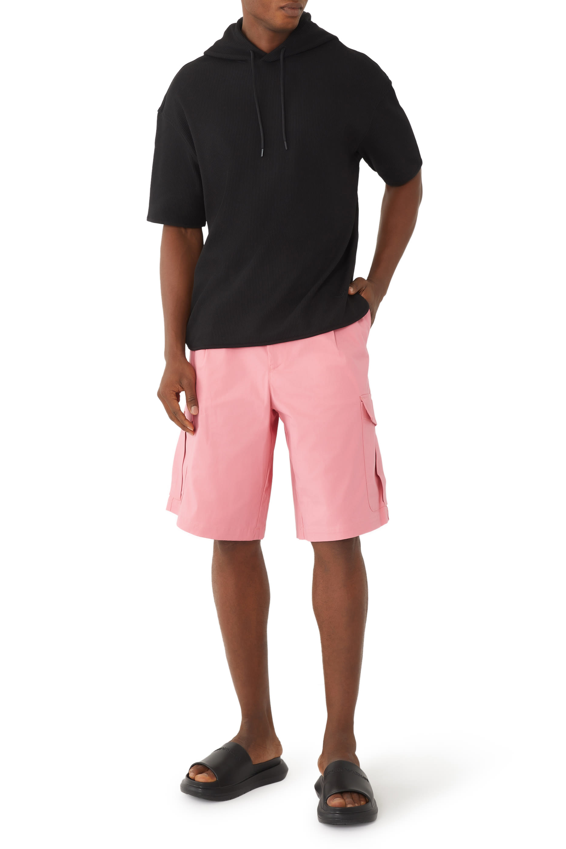 Micro Eagle Logo Hooded Sweatshirt